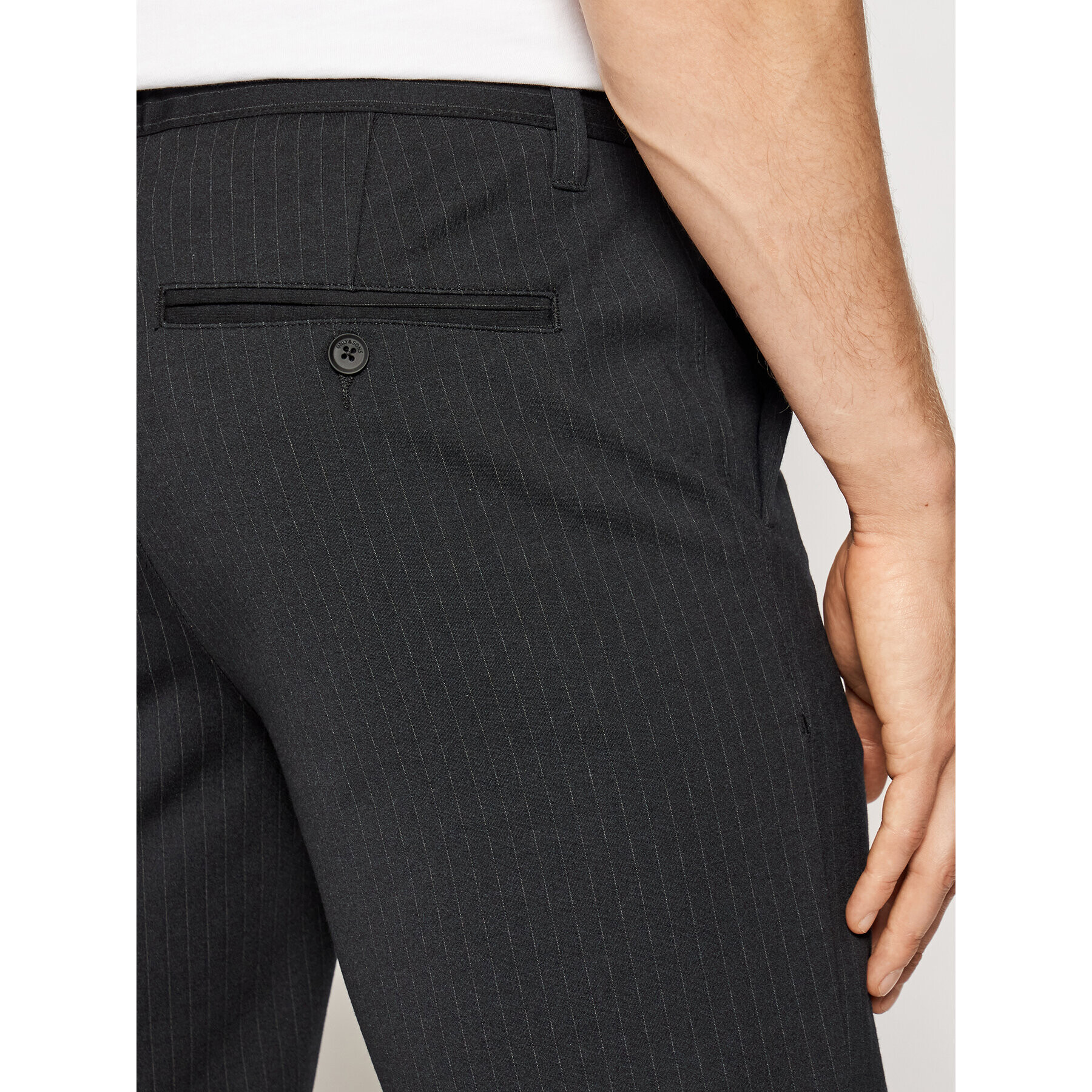 Only & Sons Šortky z materiálu Mark 22019628 Černá Slim Fit - Pepit.cz