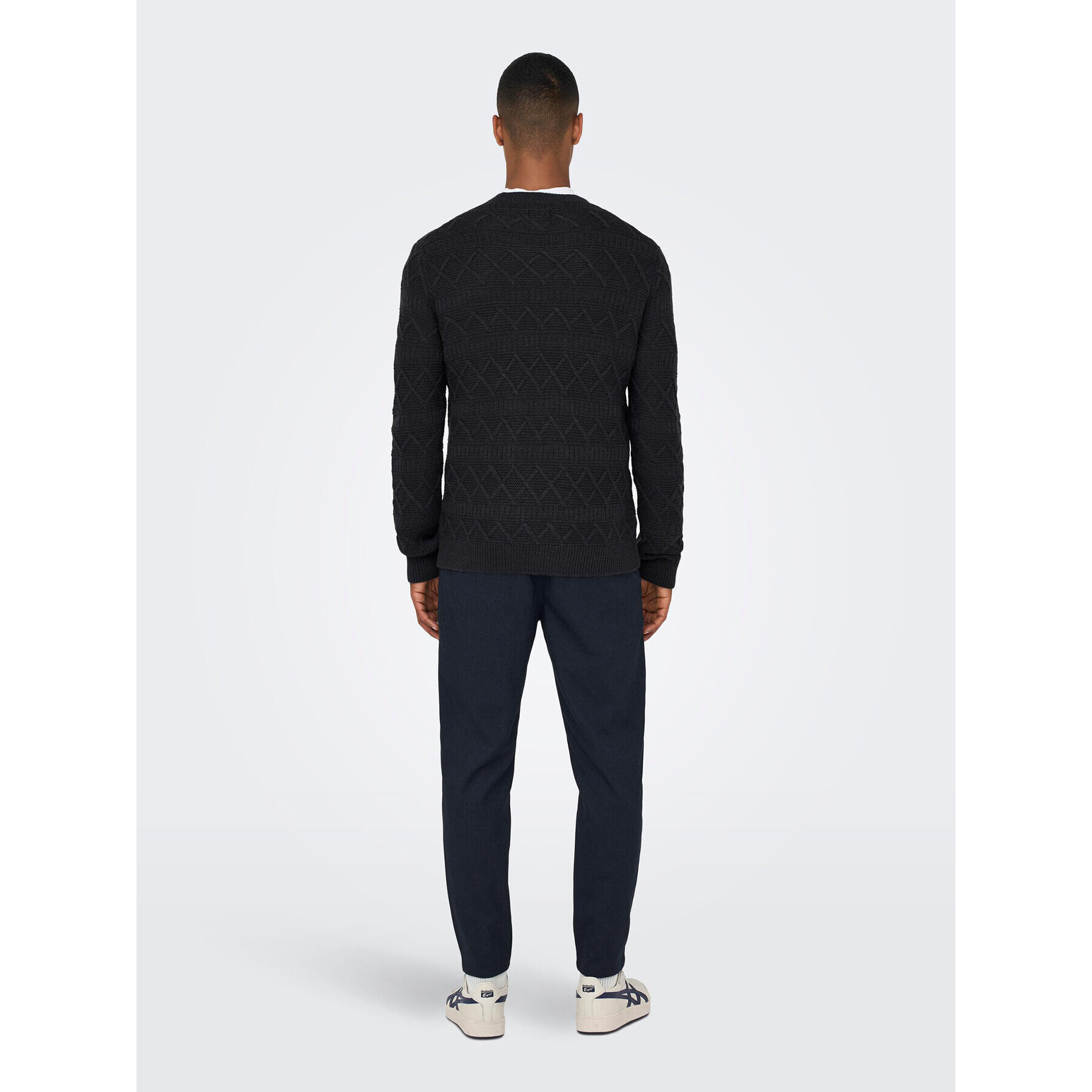 Only & Sons Svetr Wade 22023194 Černá Regular Fit - Pepit.cz