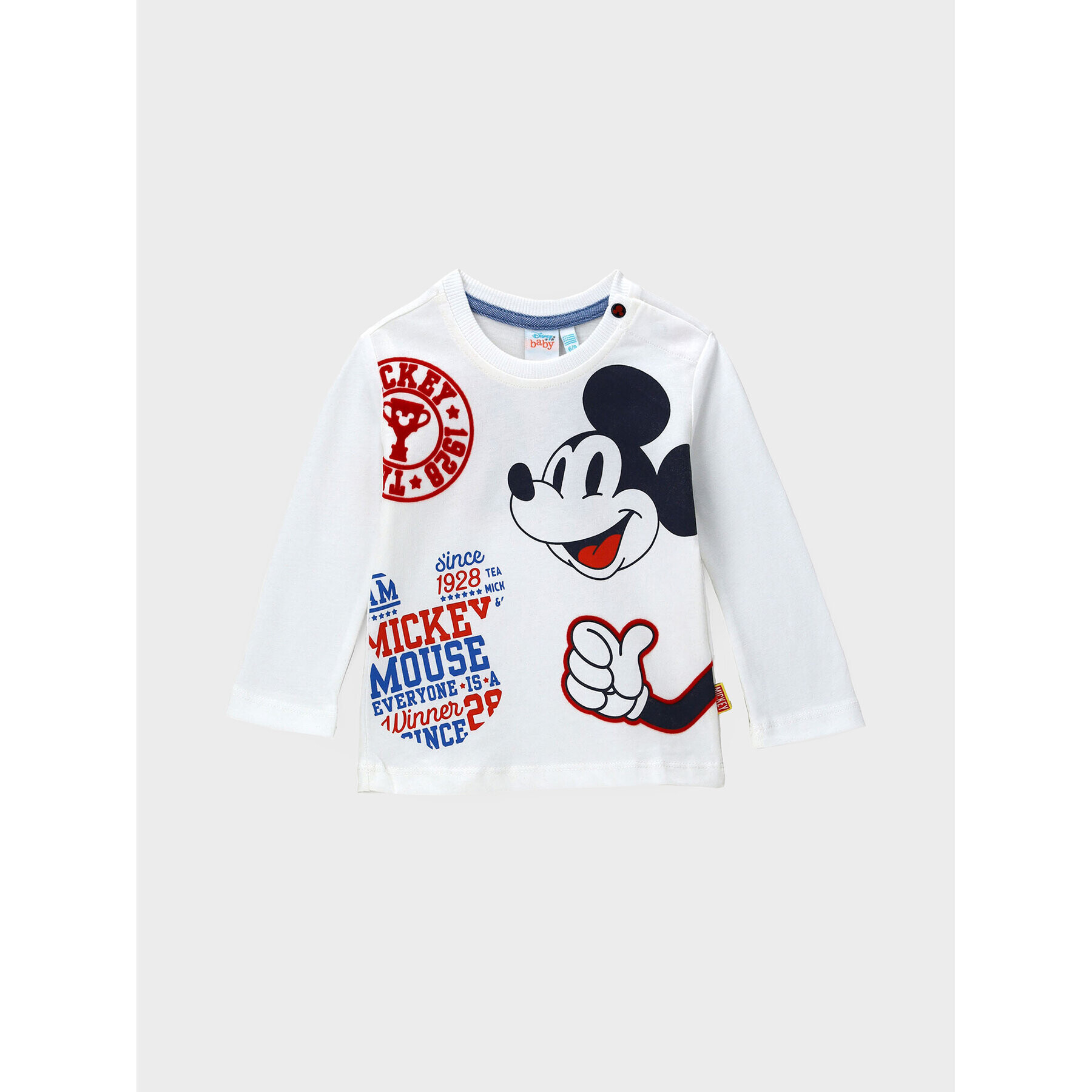 Original Marines Halenka MICKEY MOUSE DCAV0617NM Bílá Regular Fit - Pepit.cz