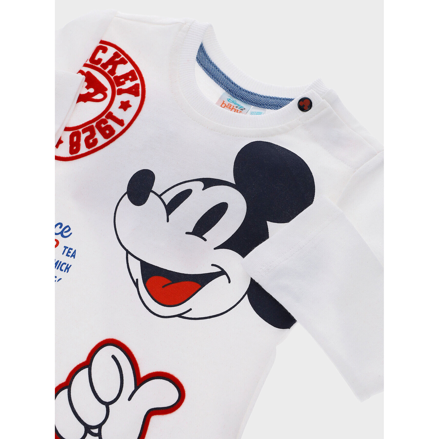 Original Marines Halenka MICKEY MOUSE DCAV0617NM Bílá Regular Fit - Pepit.cz