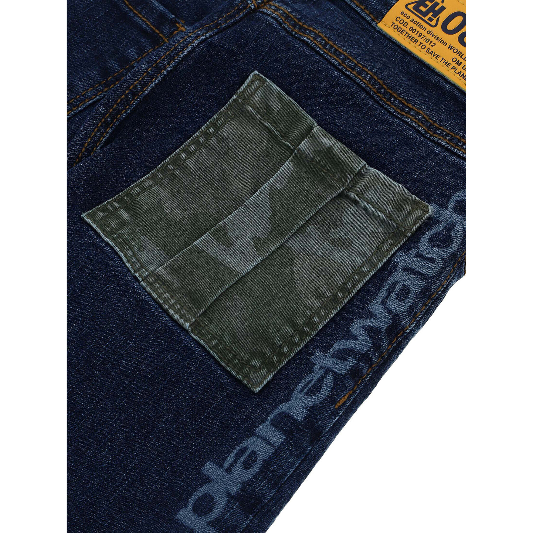 Original Marines Jeansy DCA2694B Modrá Regular Fit - Pepit.cz