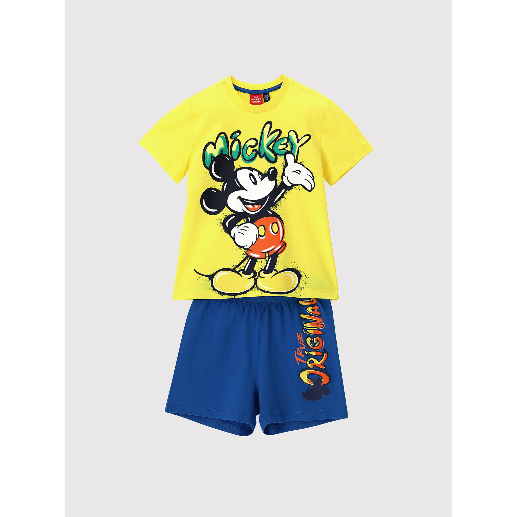 Original Marines Sada T-shirt a šortky MICKEY MOUSE DCPV2247B Barevná Regular Fit - Pepit.cz