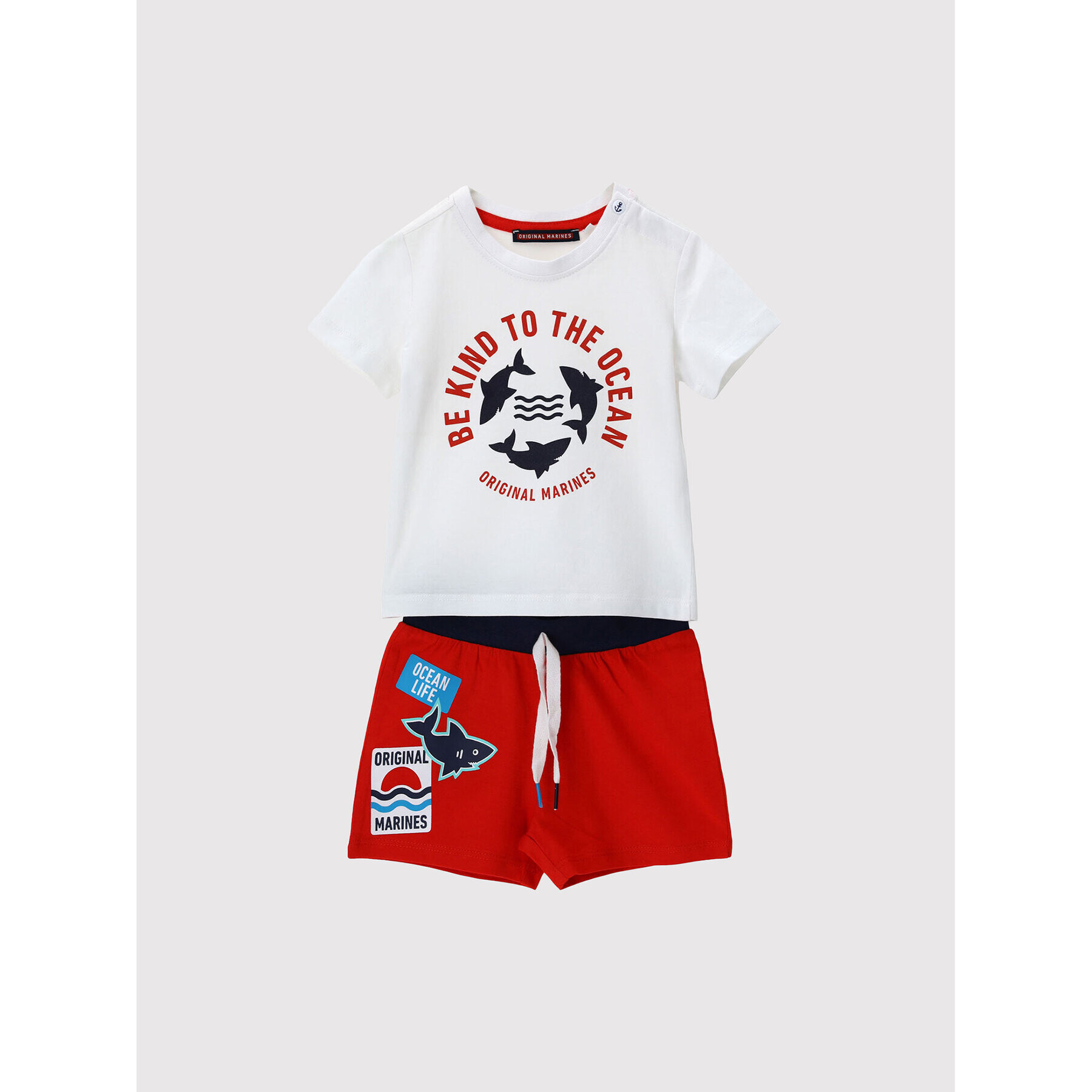 Original Marines Sada tričko a sportovní šortky DCP0403NM Barevná Regular Fit - Pepit.cz