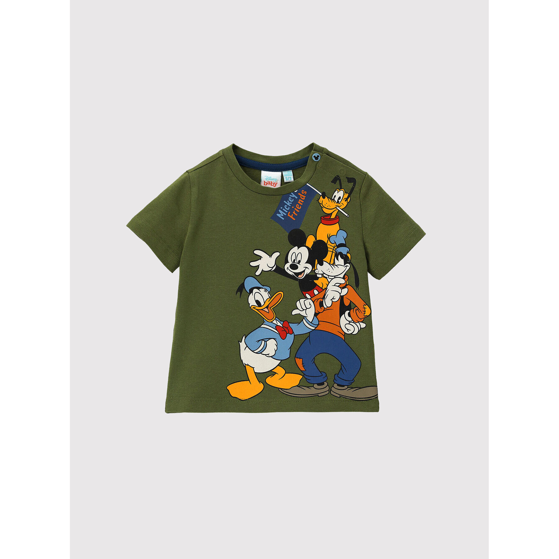 Original Marines T-Shirt DISNEY DCPV0238NM Zelená Regular Fit - Pepit.cz