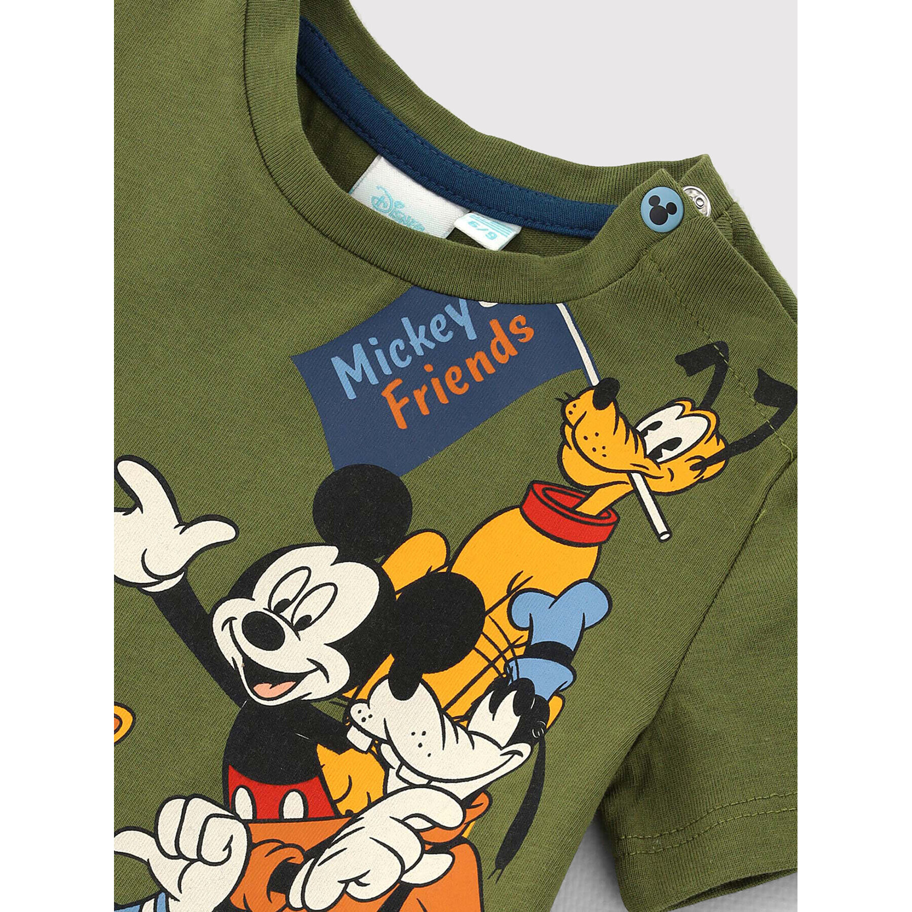 Original Marines T-Shirt DISNEY DCPV0238NM Zelená Regular Fit - Pepit.cz