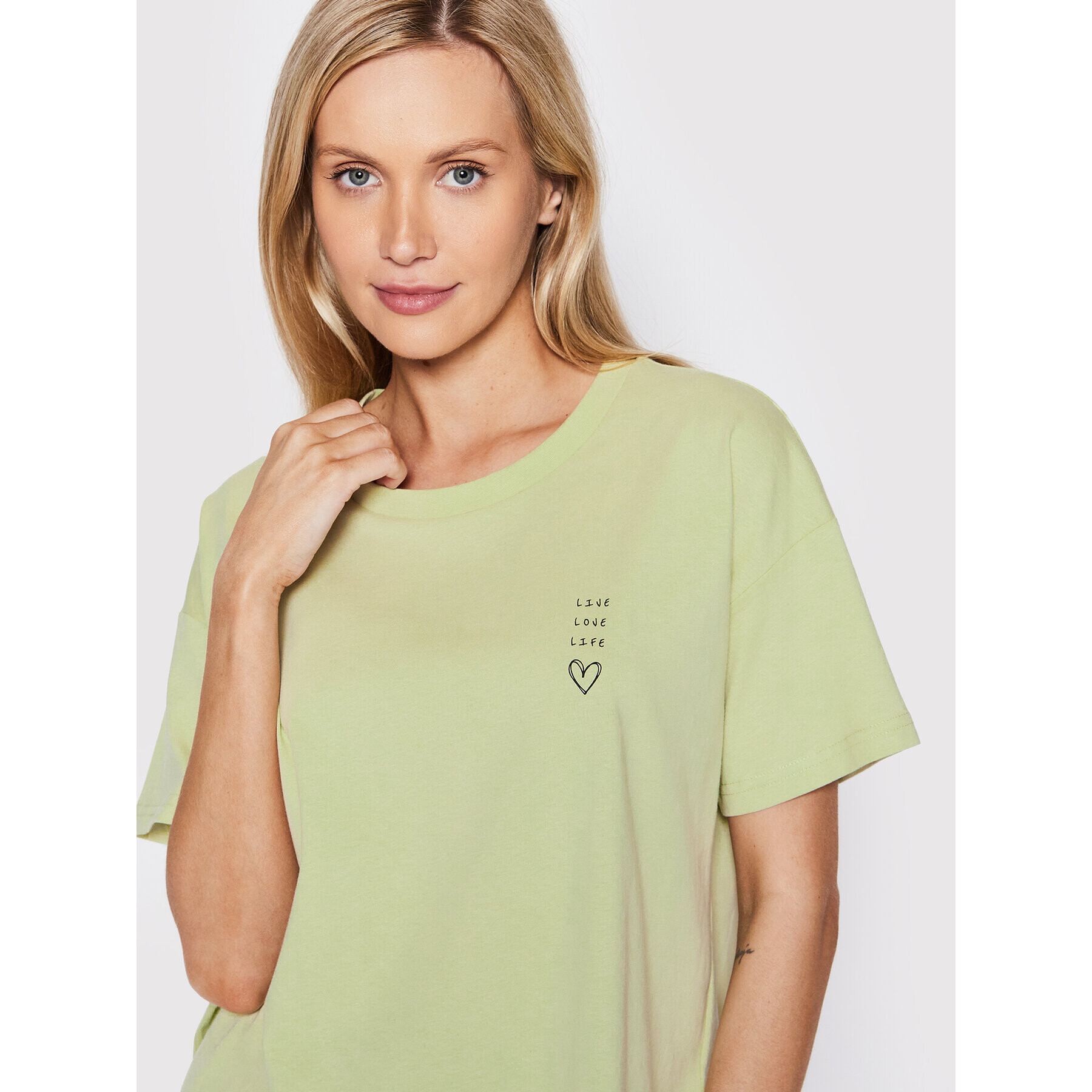 Outhorn T-Shirt TSD606 Zelená Oversize - Pepit.cz