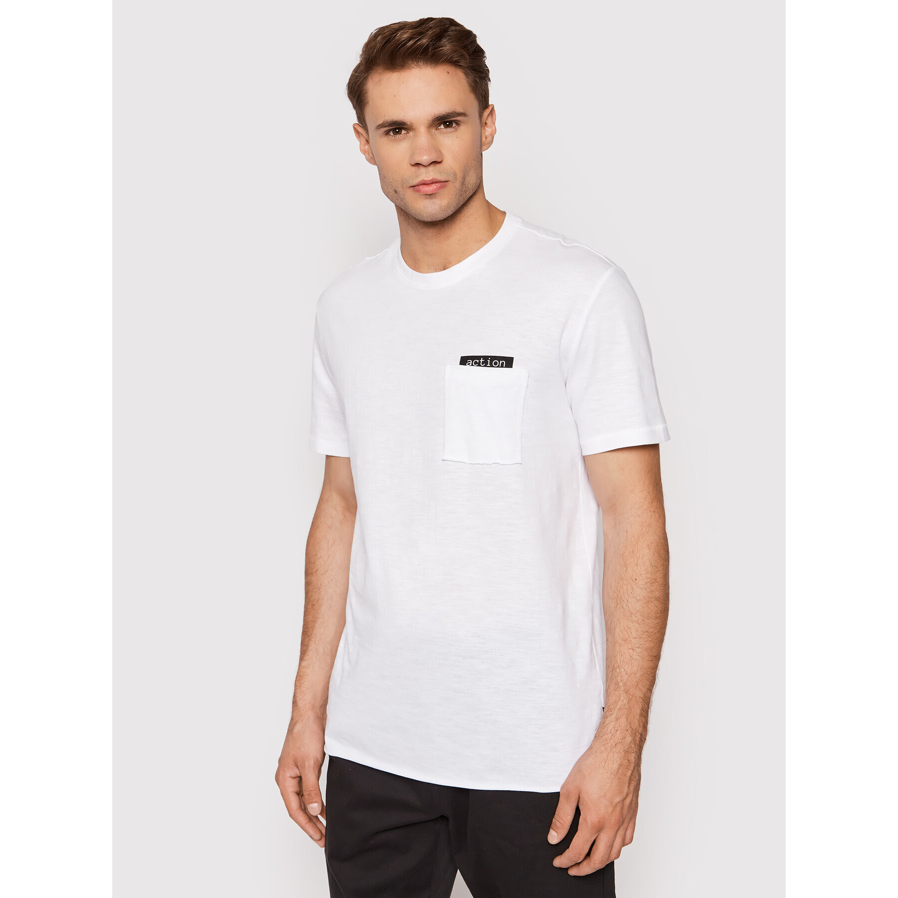 Outhorn T-Shirt TSM614 Bílá Regular Fit - Pepit.cz