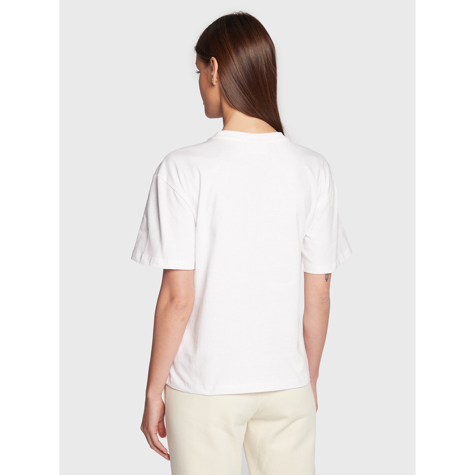 Outhorn T-Shirt TTSHF094 Bílá Relaxed Fit - Pepit.cz