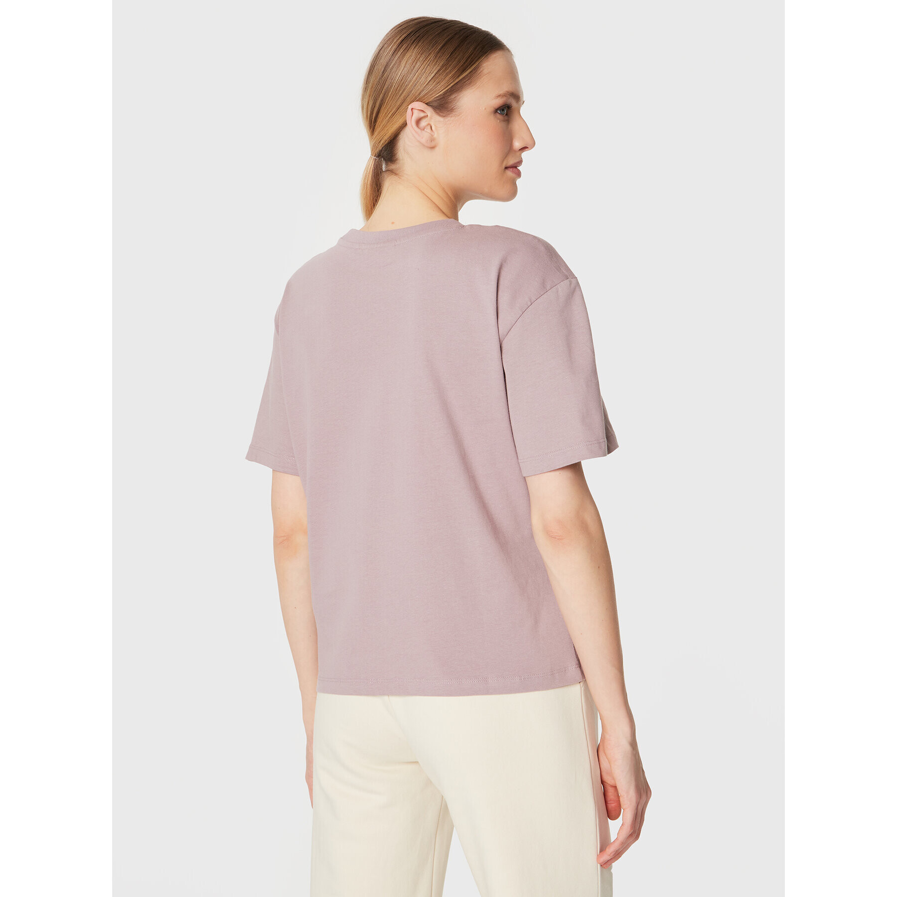 Outhorn T-Shirt TTSHF094 Fialová Relaxed Fit - Pepit.cz