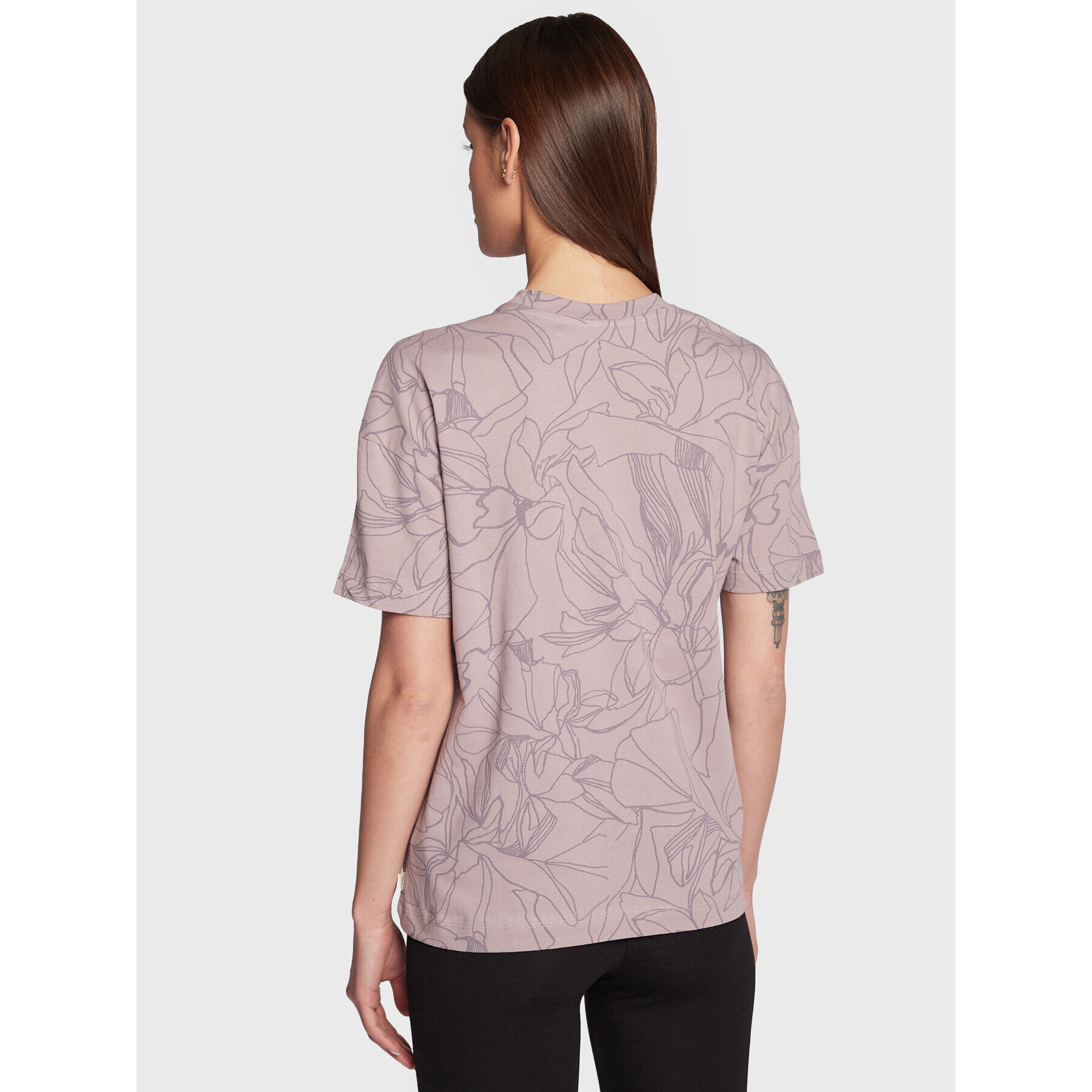 Outhorn T-Shirt TTSHF095 Fialová Oversize - Pepit.cz