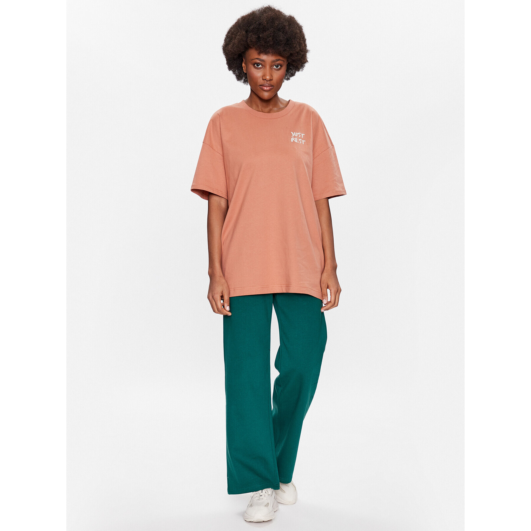 Outhorn T-Shirt TTSHF436 Oranžová Relaxed Fit - Pepit.cz