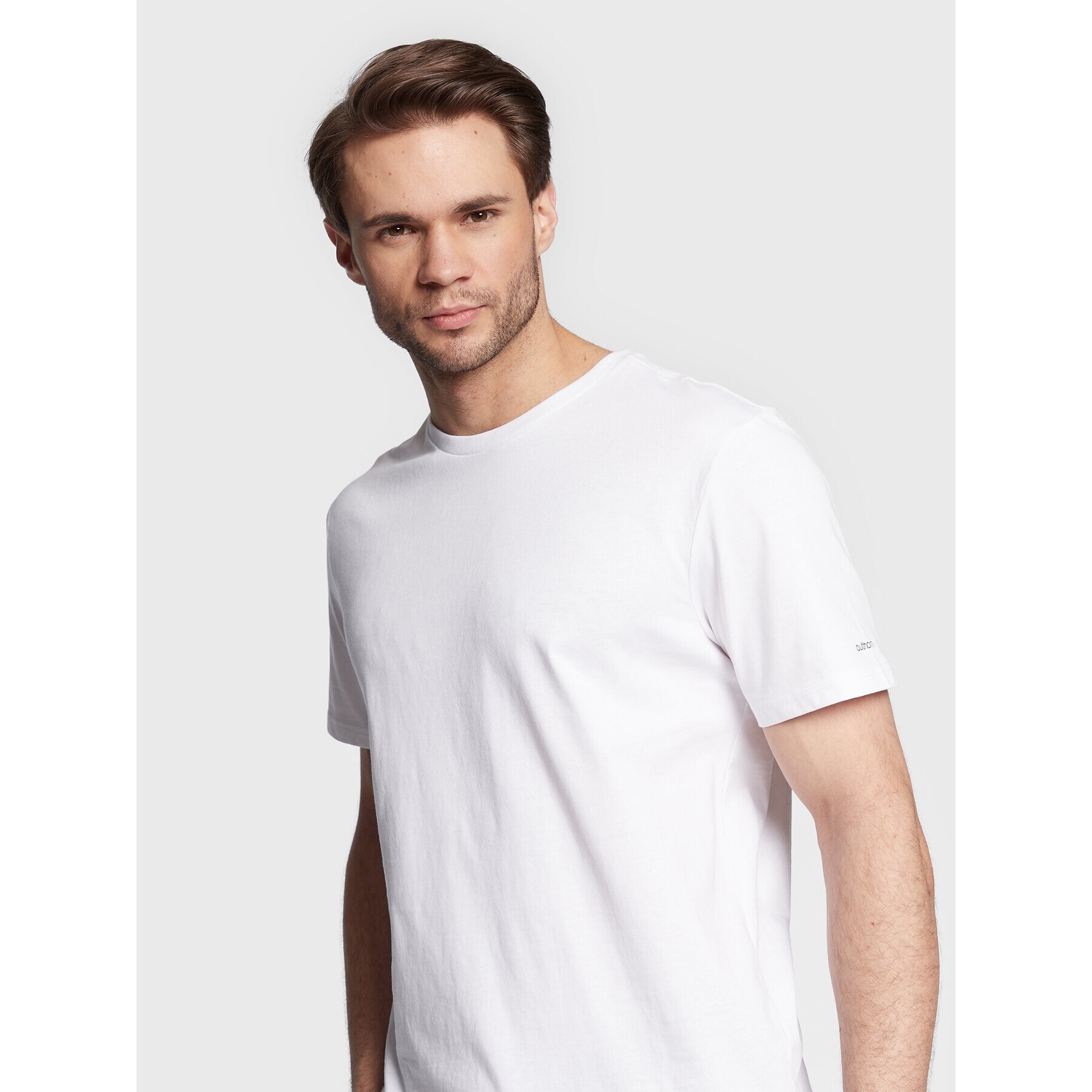 Outhorn T-Shirt TTSHM058 Bílá Regular Fit - Pepit.cz