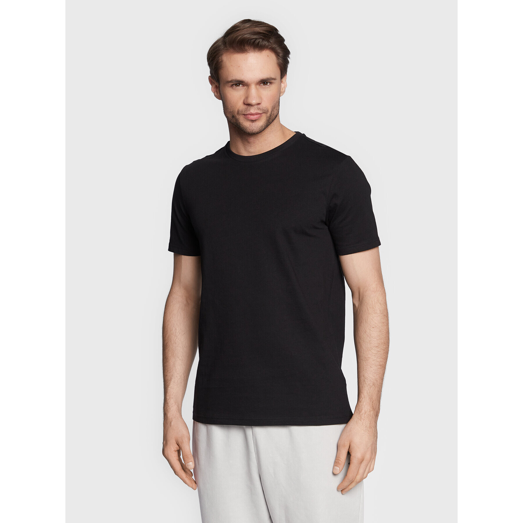 Outhorn T-Shirt TTSHM058 Černá Regular Fit - Pepit.cz