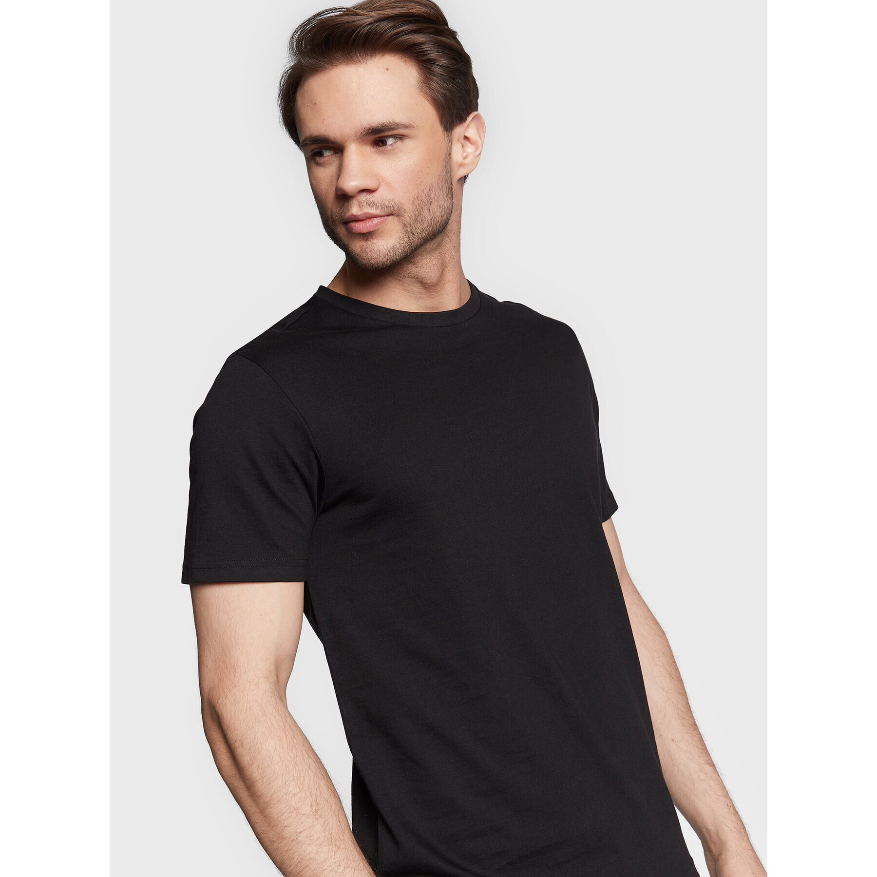 Outhorn T-Shirt TTSHM058 Černá Regular Fit - Pepit.cz