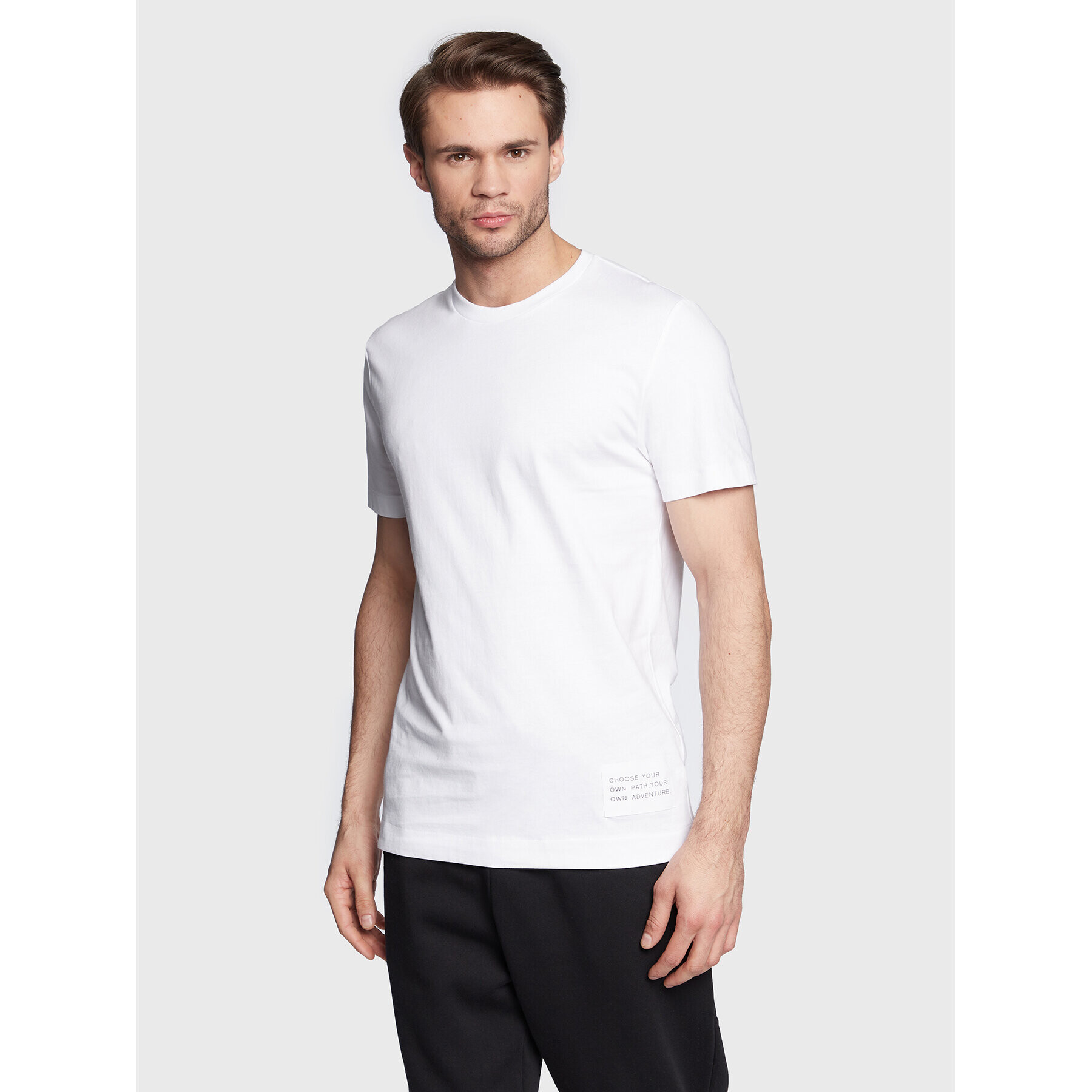 Outhorn T-Shirt TTSHM108 Bílá Regular Fit - Pepit.cz