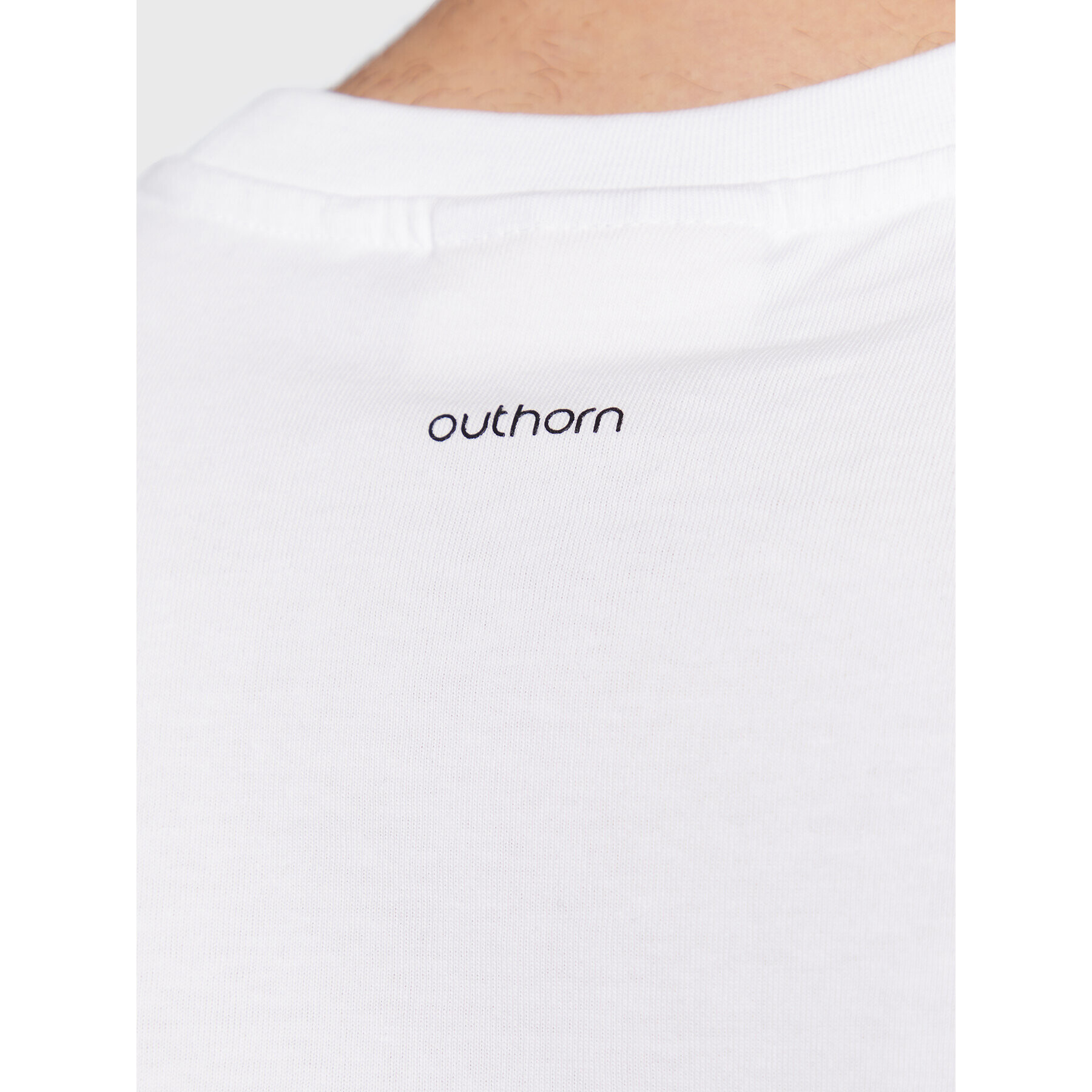 Outhorn T-Shirt TTSHM108 Bílá Regular Fit - Pepit.cz