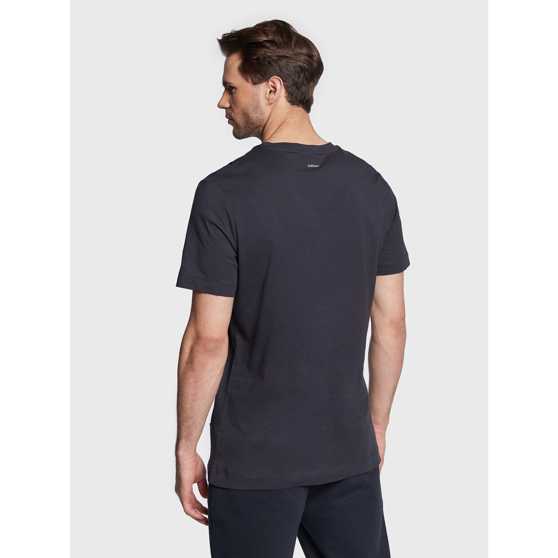 Outhorn T-Shirt TTSHM108 Tmavomodrá Regular Fit - Pepit.cz