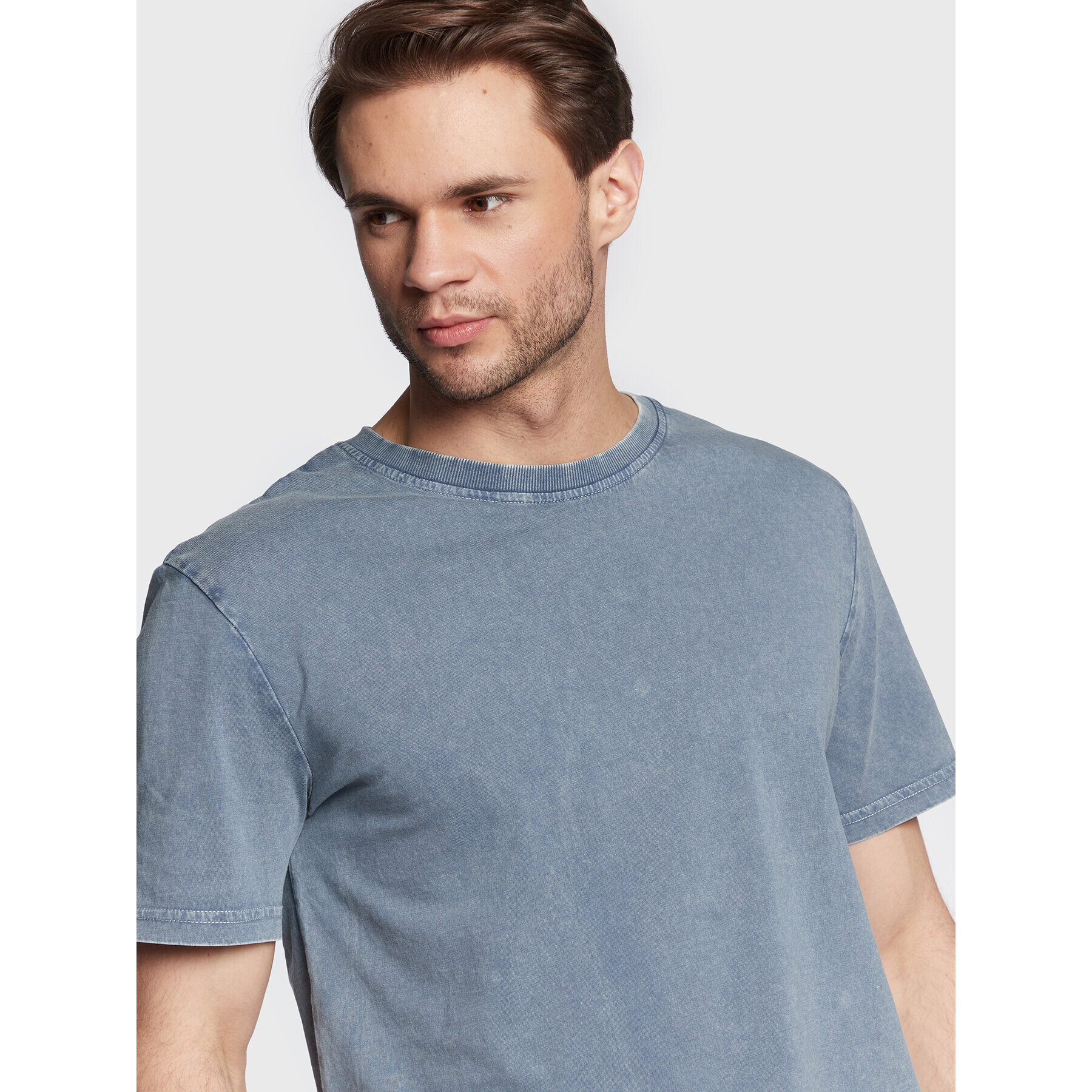 Outhorn T-Shirt TTSHM110 Modrá Regular Fit - Pepit.cz