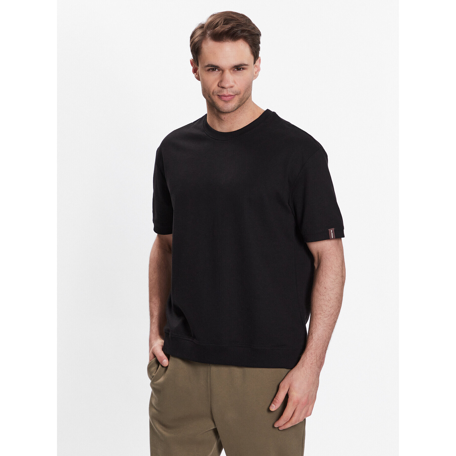 Outhorn T-Shirt TTSHM448 Černá Regular Fit - Pepit.cz