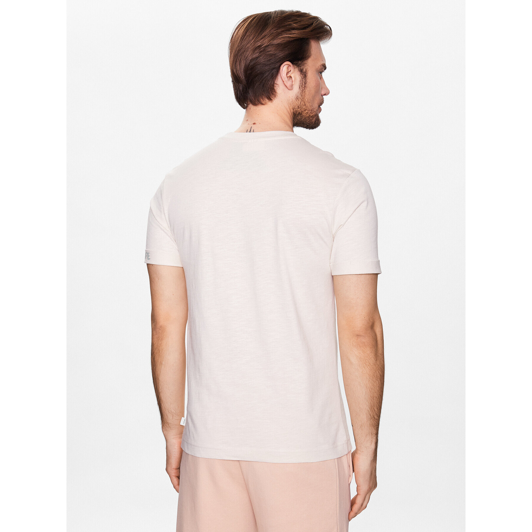 Outhorn T-Shirt TTSHM467 Écru Regular Fit - Pepit.cz