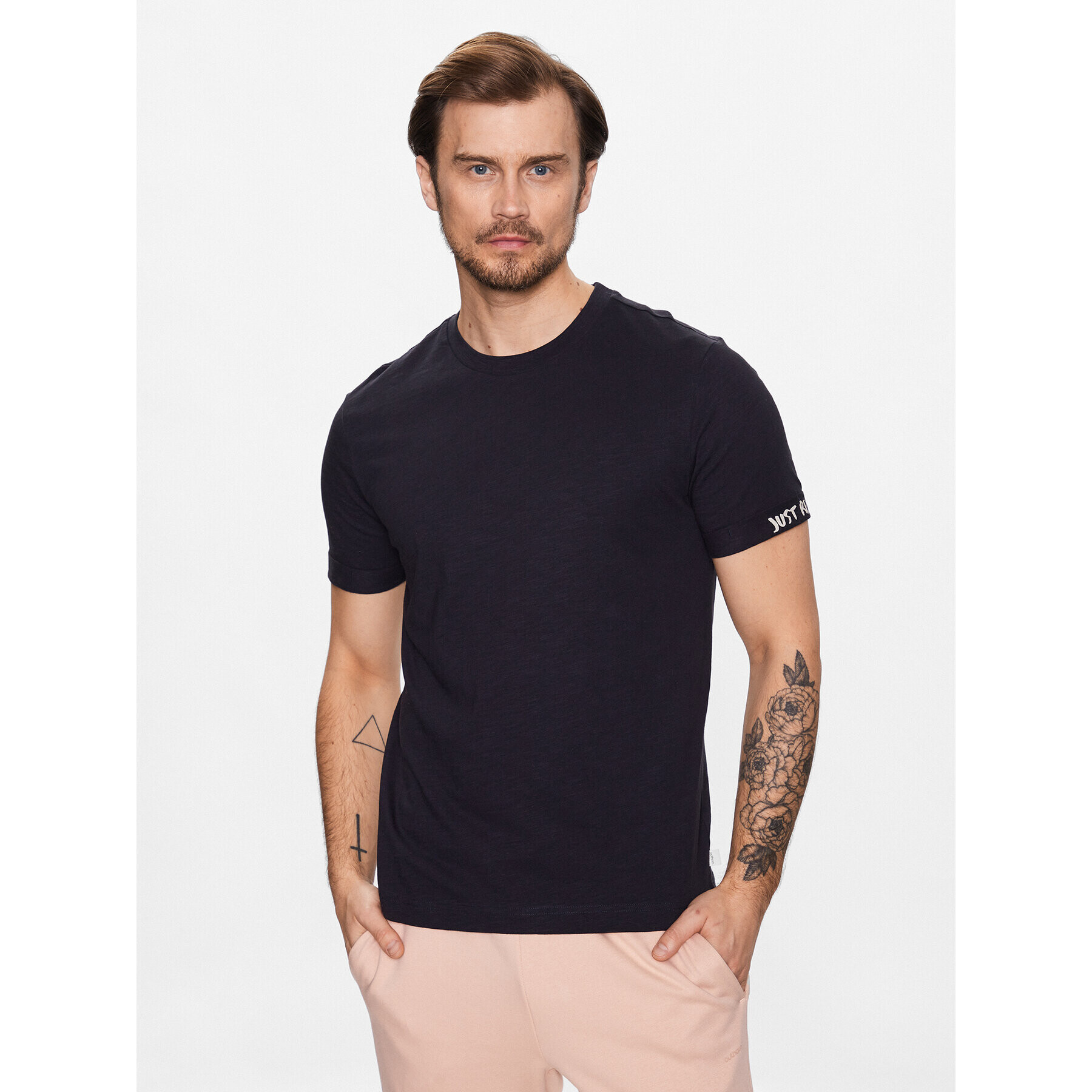 Outhorn T-Shirt TTSHM467 Tmavomodrá Regular Fit - Pepit.cz