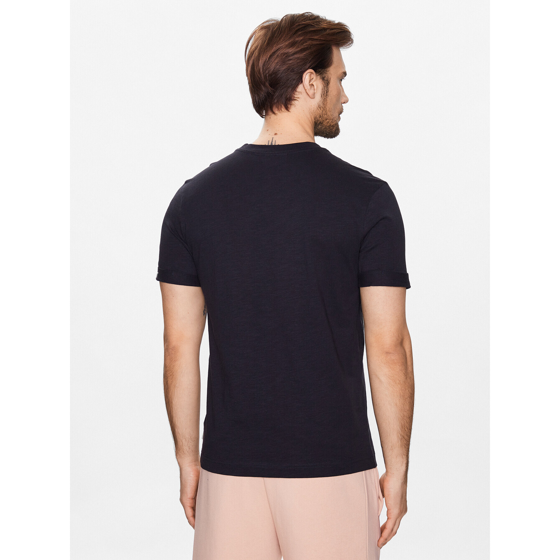 Outhorn T-Shirt TTSHM467 Tmavomodrá Regular Fit - Pepit.cz