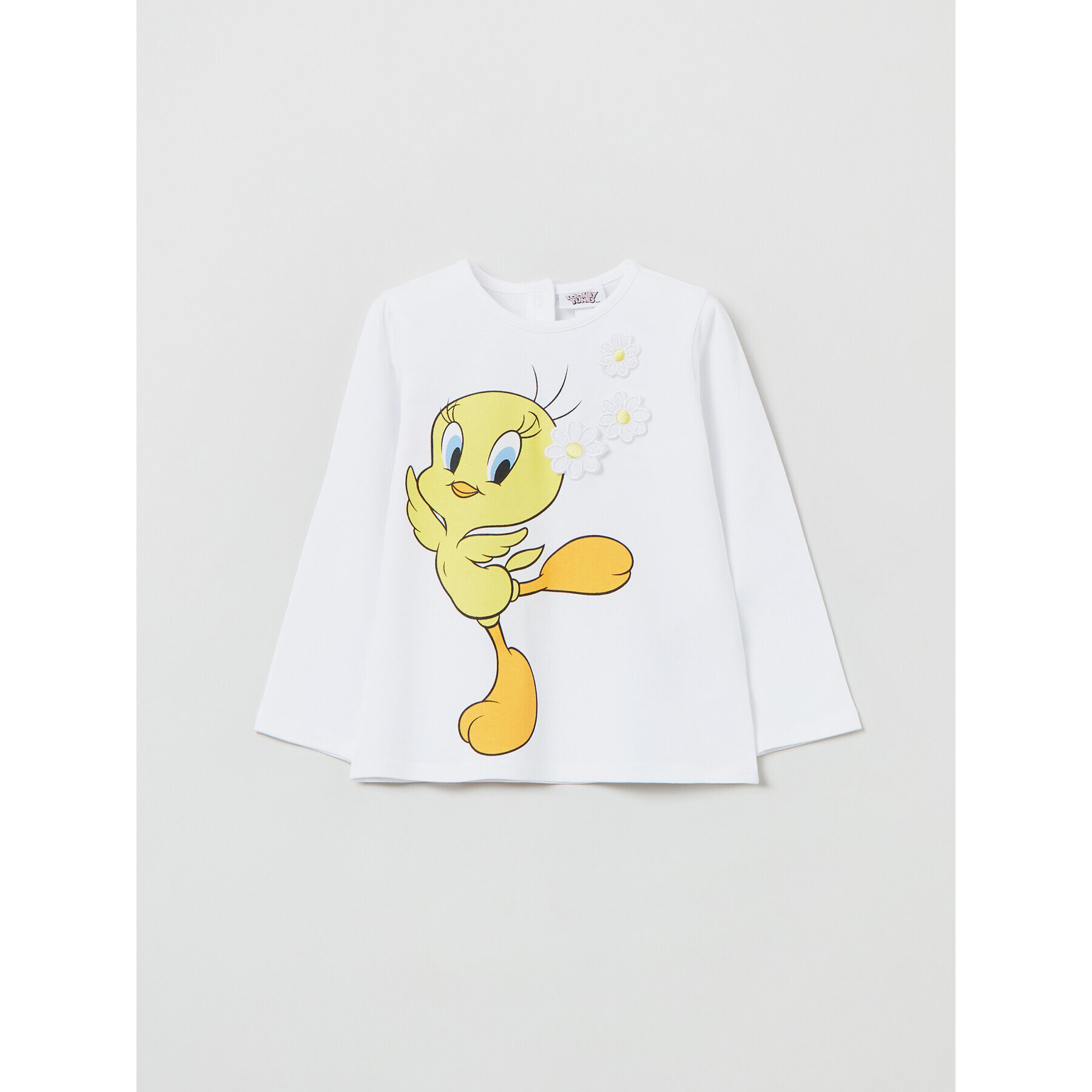 OVS Halenka LOONEY TUNES 1698445 Bílá Regular Fit - Pepit.cz