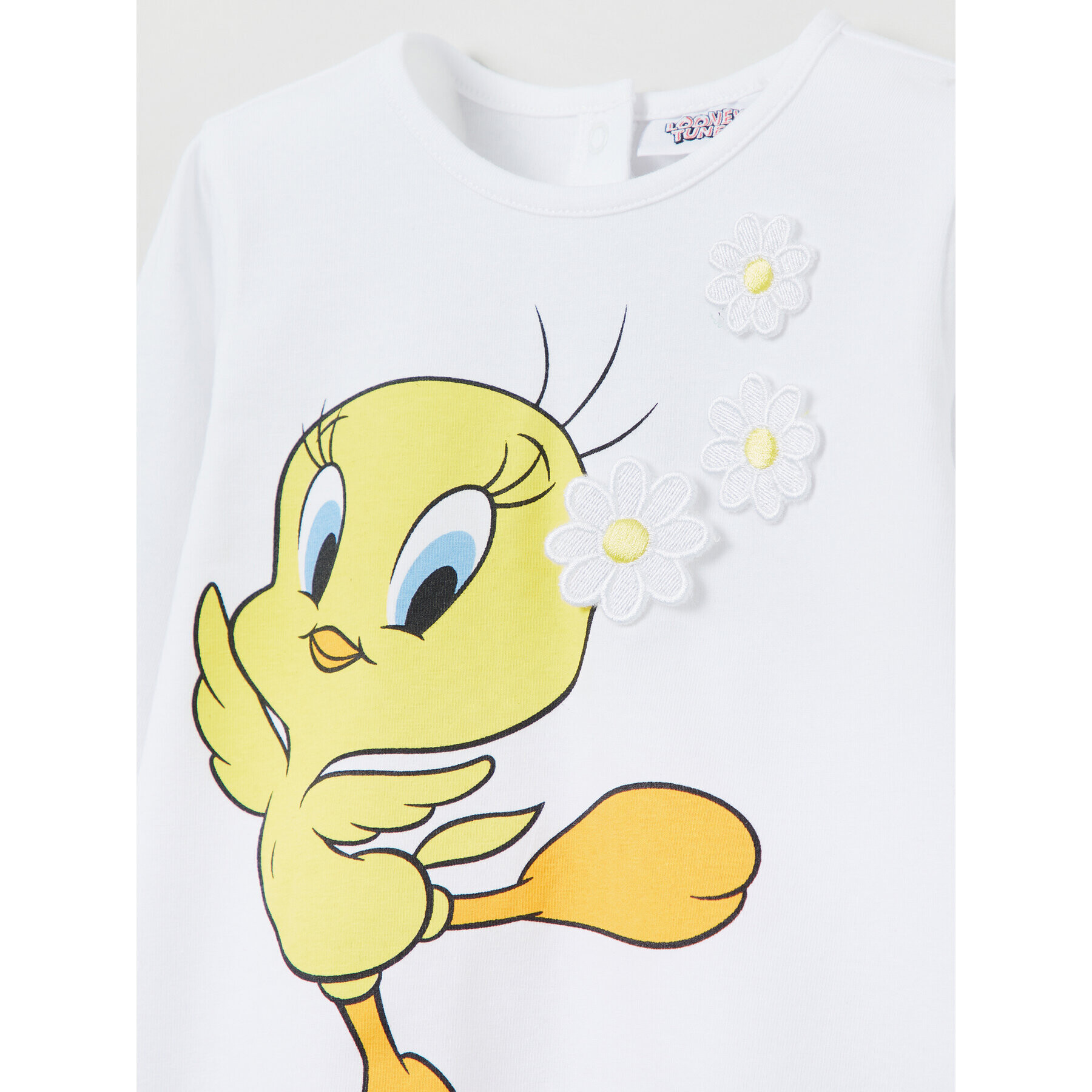 OVS Halenka LOONEY TUNES 1698445 Bílá Regular Fit - Pepit.cz