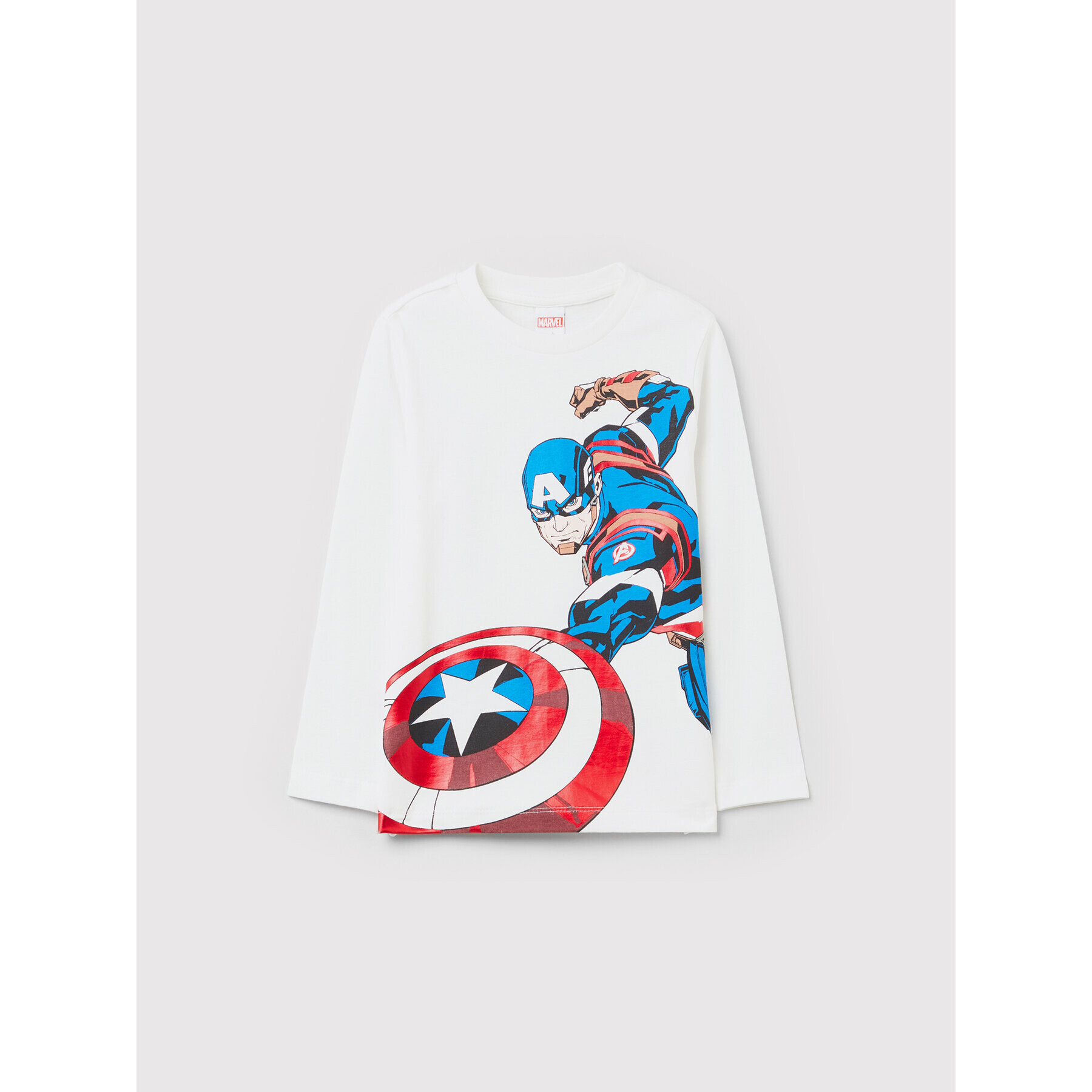 OVS Halenka MARVEL 1435049 Bílá Regular Fit - Pepit.cz