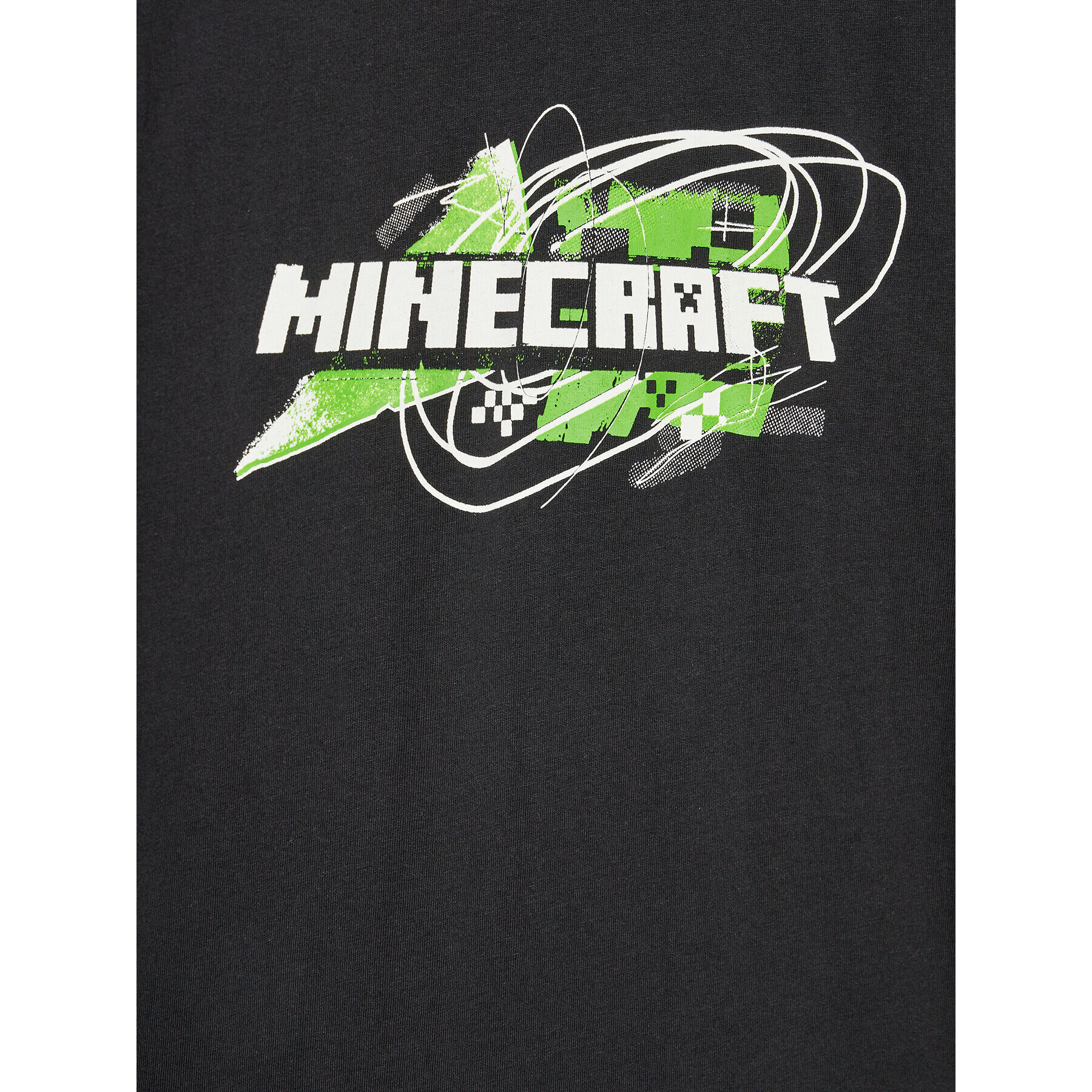 OVS Halenka MINECRAFT 1891410 Černá Regular Fit - Pepit.cz