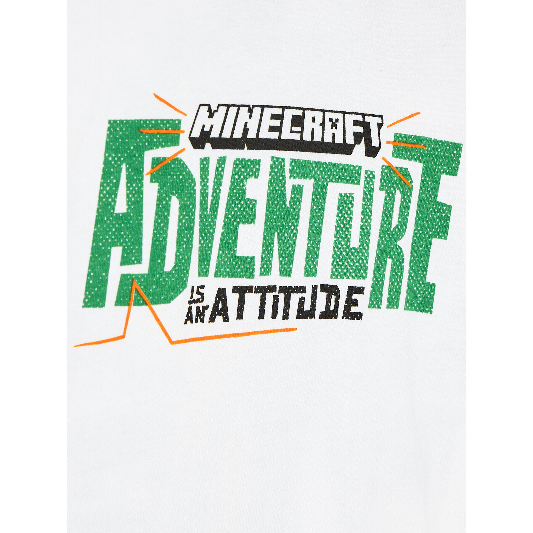 OVS Halenka MINECRAFT 1891415 Bílá Regular Fit - Pepit.cz