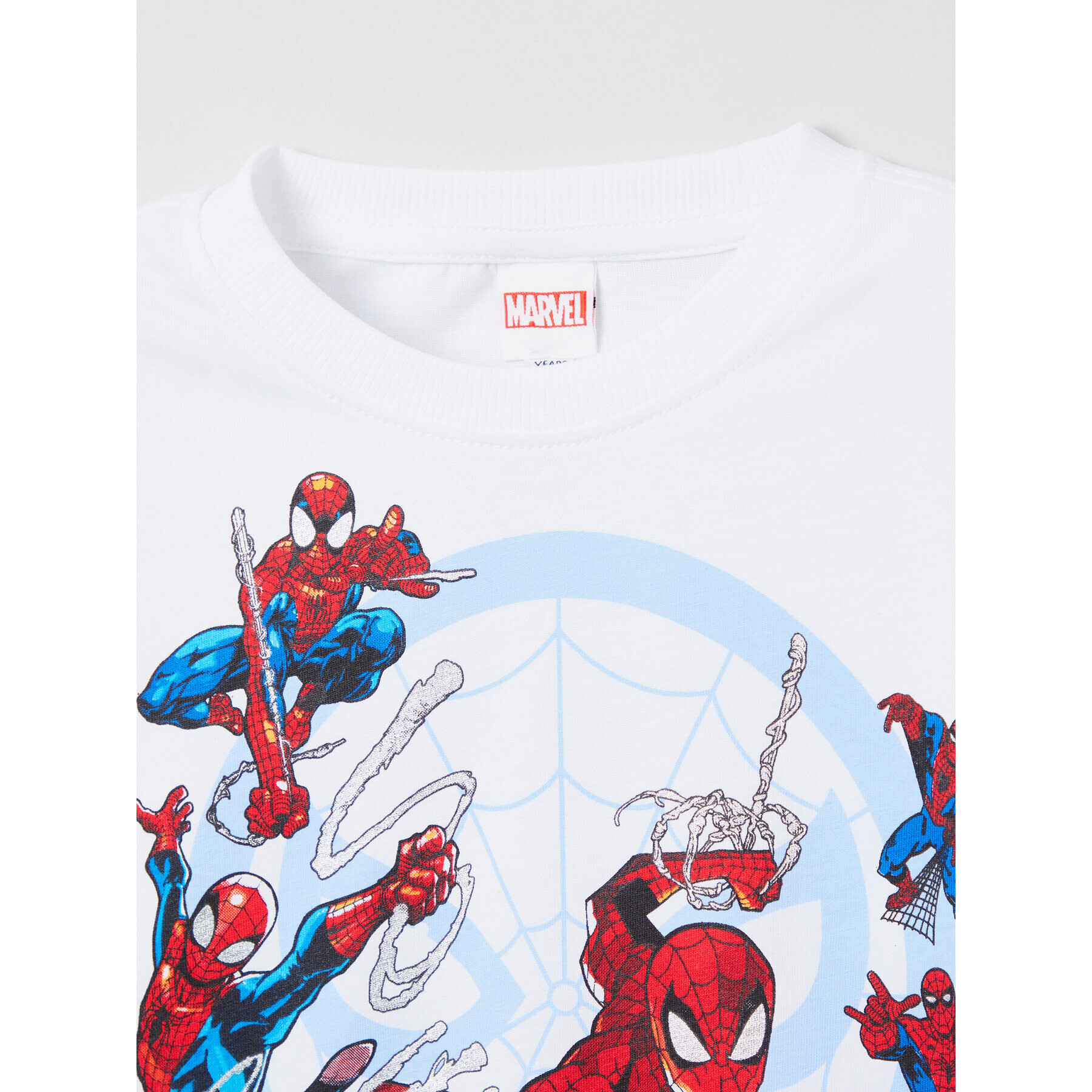 OVS Halenka SPIDER-MAN 1816144 Bílá Regular Fit - Pepit.cz