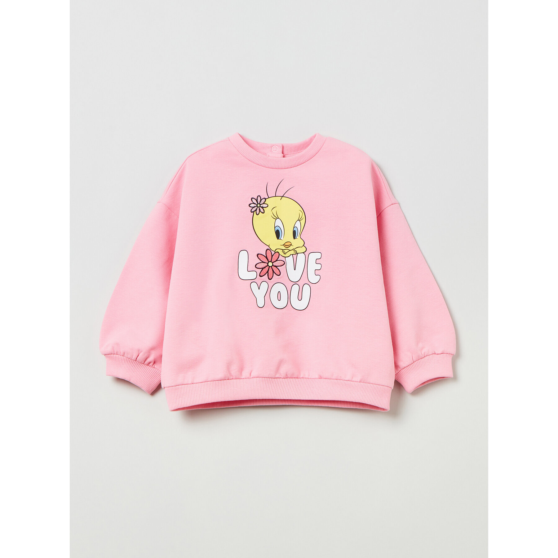 OVS Mikina LOONEY TUNES 1698489 Růžová Regular Fit - Pepit.cz