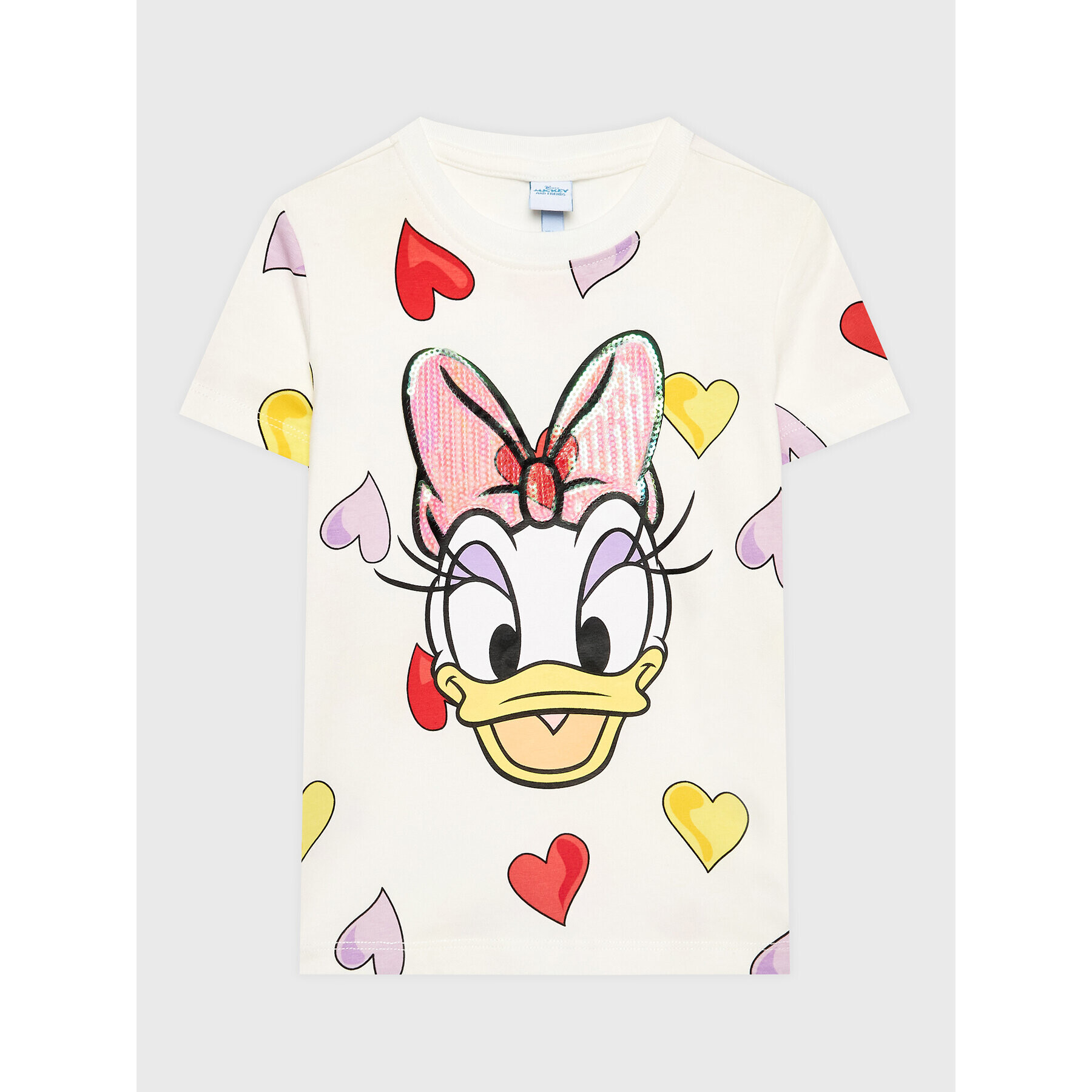 OVS T-Shirt DISNEY 1710070 Bílá Regular Fit - Pepit.cz