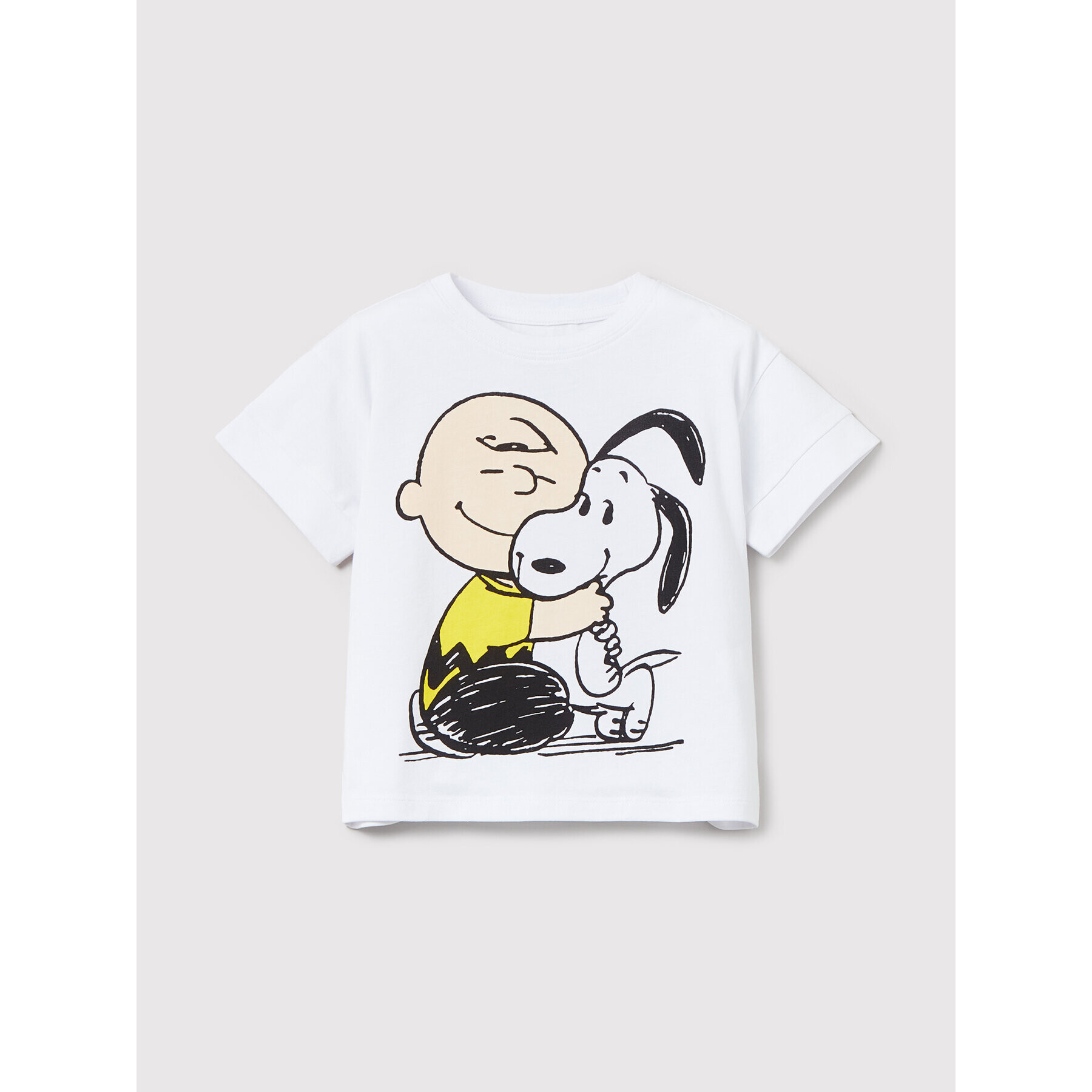 OVS T-Shirt PEANUTS 1449511 Bílá Regular Fit - Pepit.cz