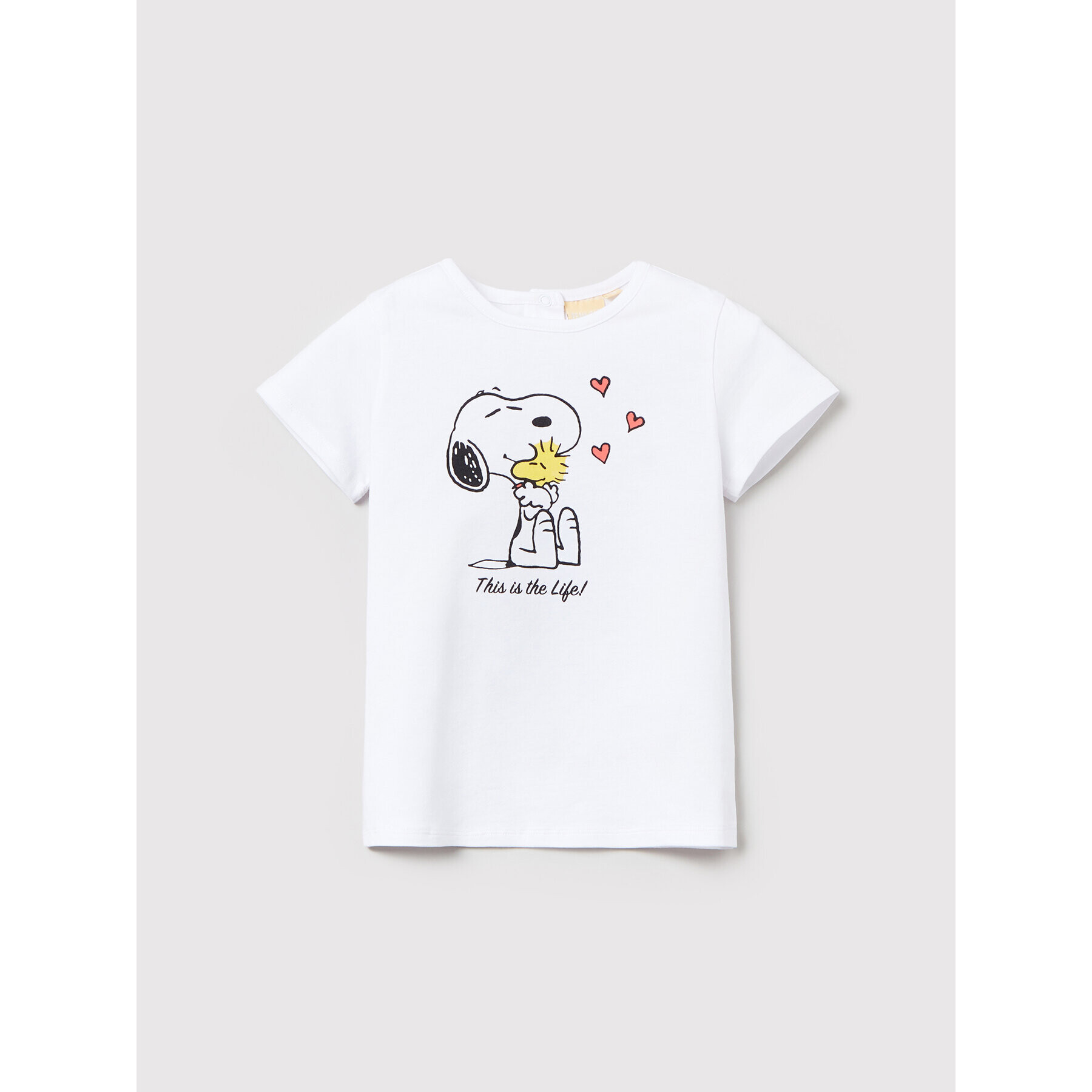 OVS T-Shirt PEANUTS 1496177 Bílá Regular Fit - Pepit.cz