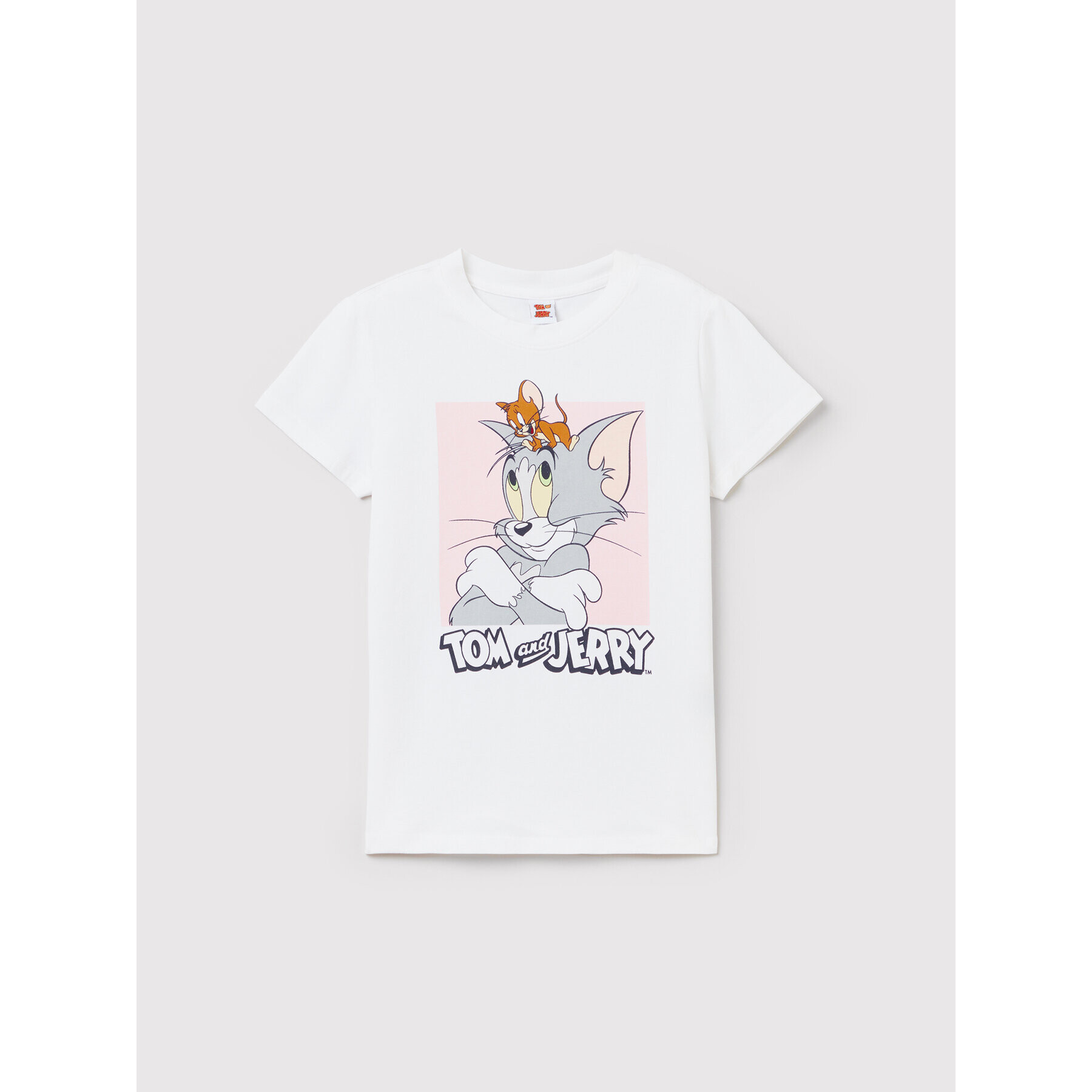 OVS T-Shirt TOM AND JERRY 1438790 Bílá Regular Fit - Pepit.cz