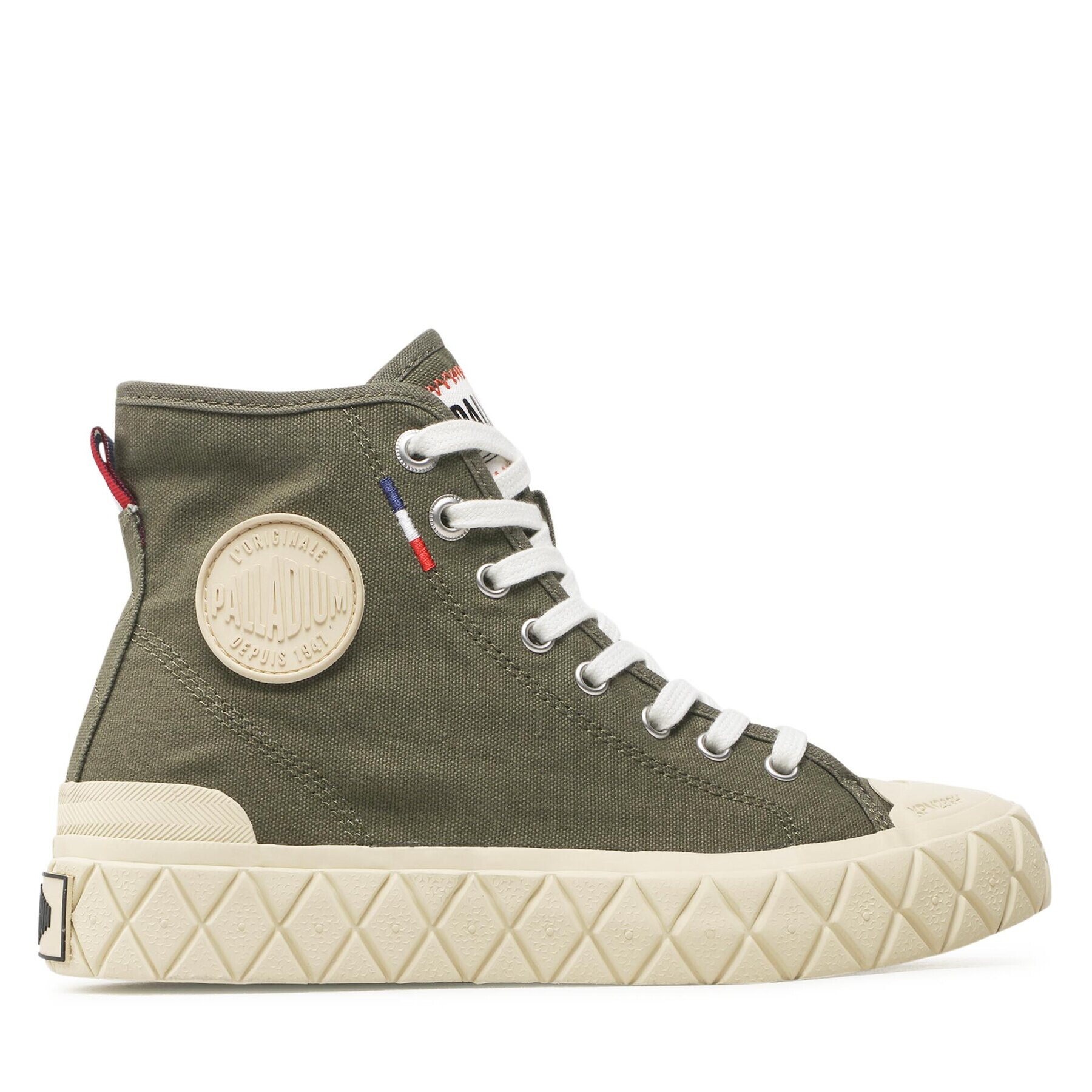 Palladium Plátěnky Palla Ace Cvs Mid 77015-325-M Khaki - Pepit.cz