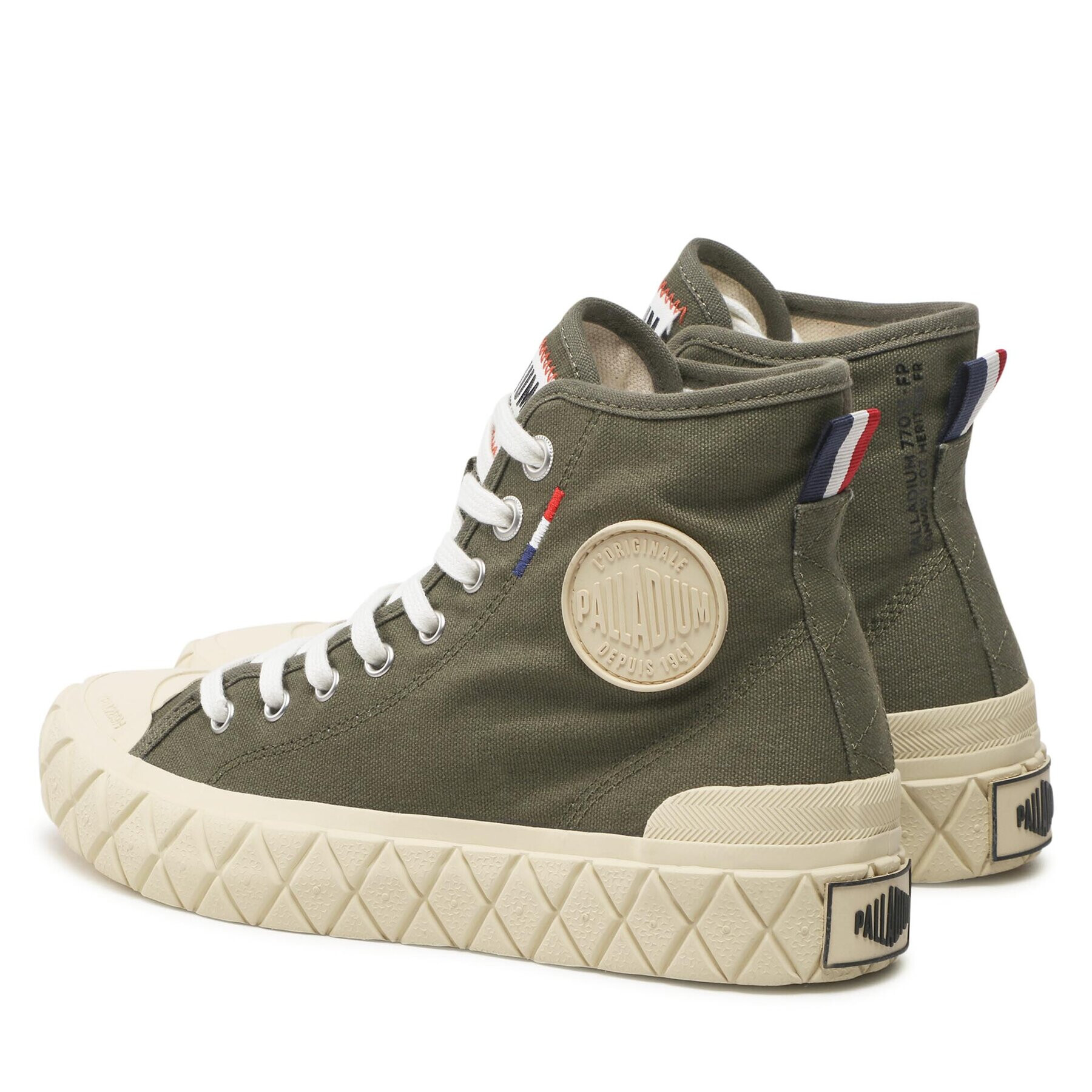 Palladium Plátěnky Palla Ace Cvs Mid 77015-325-M Khaki - Pepit.cz