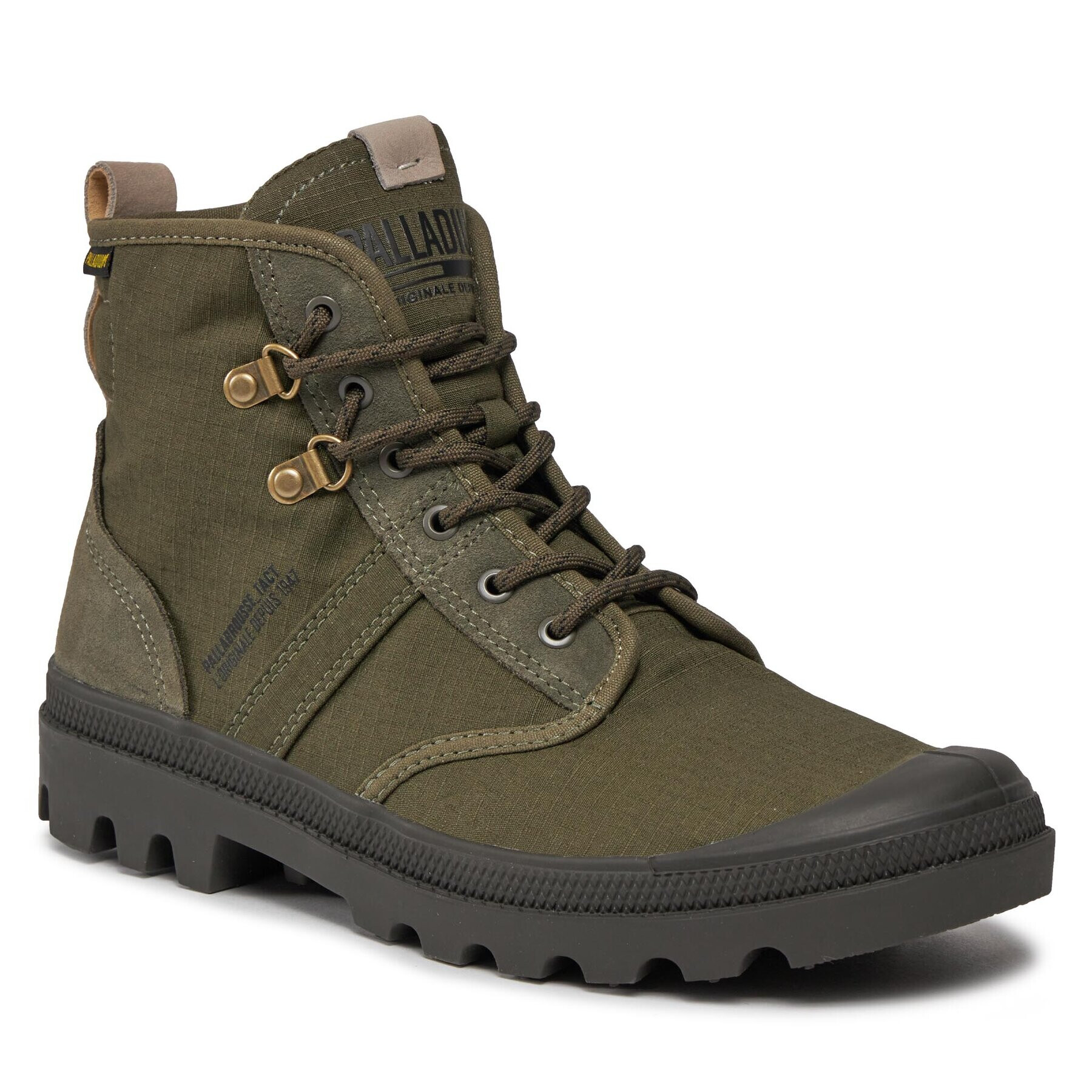 Palladium Turistická obuv Pallabrousse Tac Txt 08838-325-M Khaki - Pepit.cz