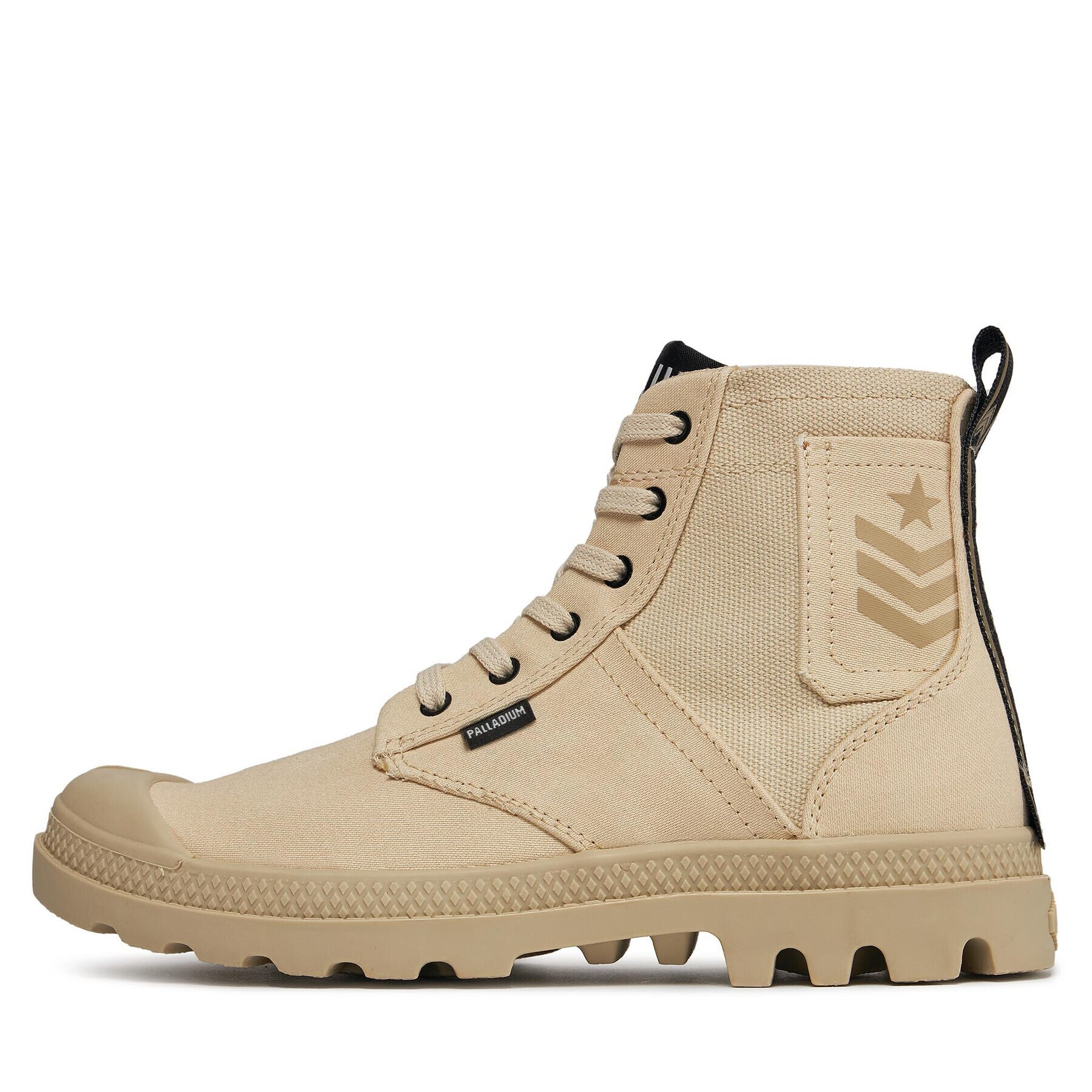 Palladium Turistická obuv Pampa Hi Army 78583-210-M Béžová - Pepit.cz