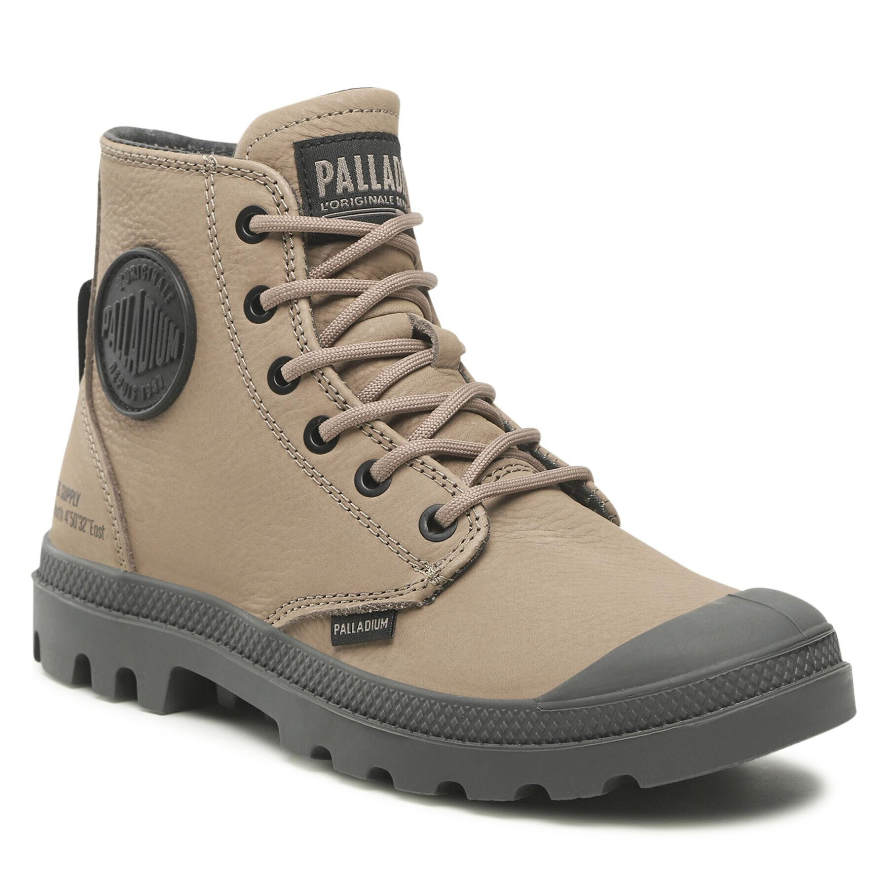 Palladium Turistická obuv Pampa Hi Supply Lth 77963-297-M Béžová - Pepit.cz