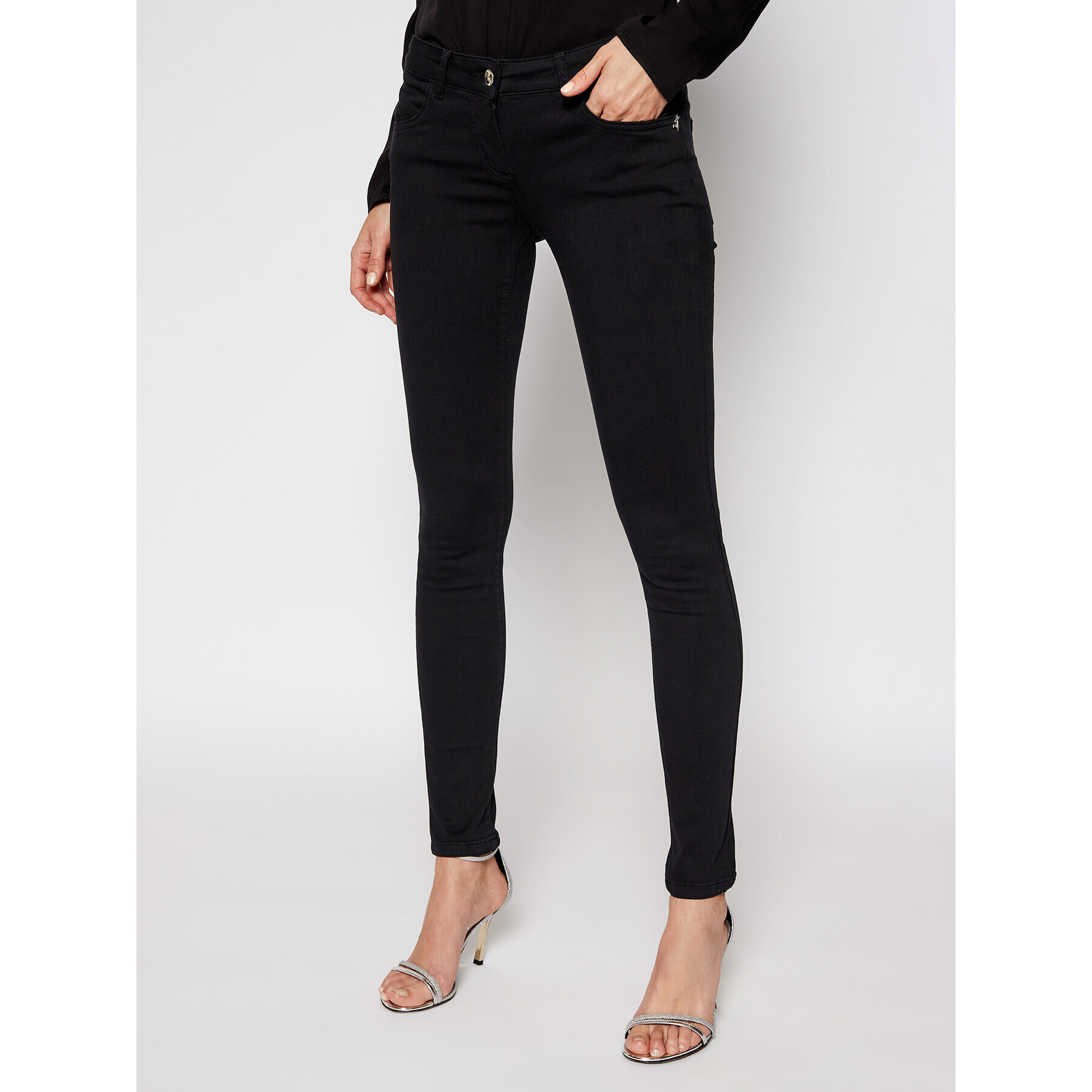 Patrizia Pepe Jeggins CJ1186/AS04-K103 Černá Skinny Fit - Pepit.cz