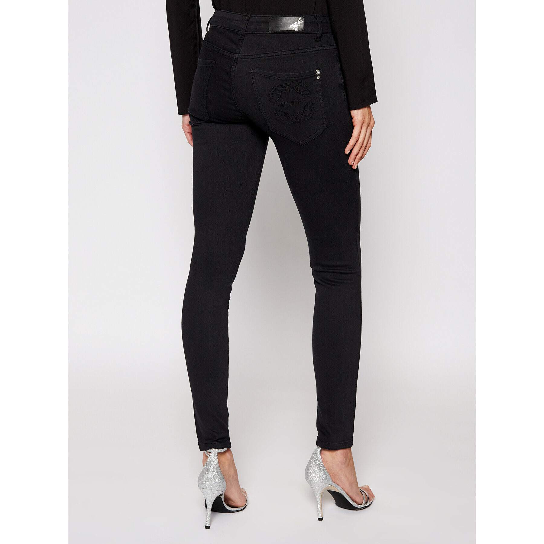 Patrizia Pepe Jeggins CJ1186/AS04-K103 Černá Skinny Fit - Pepit.cz