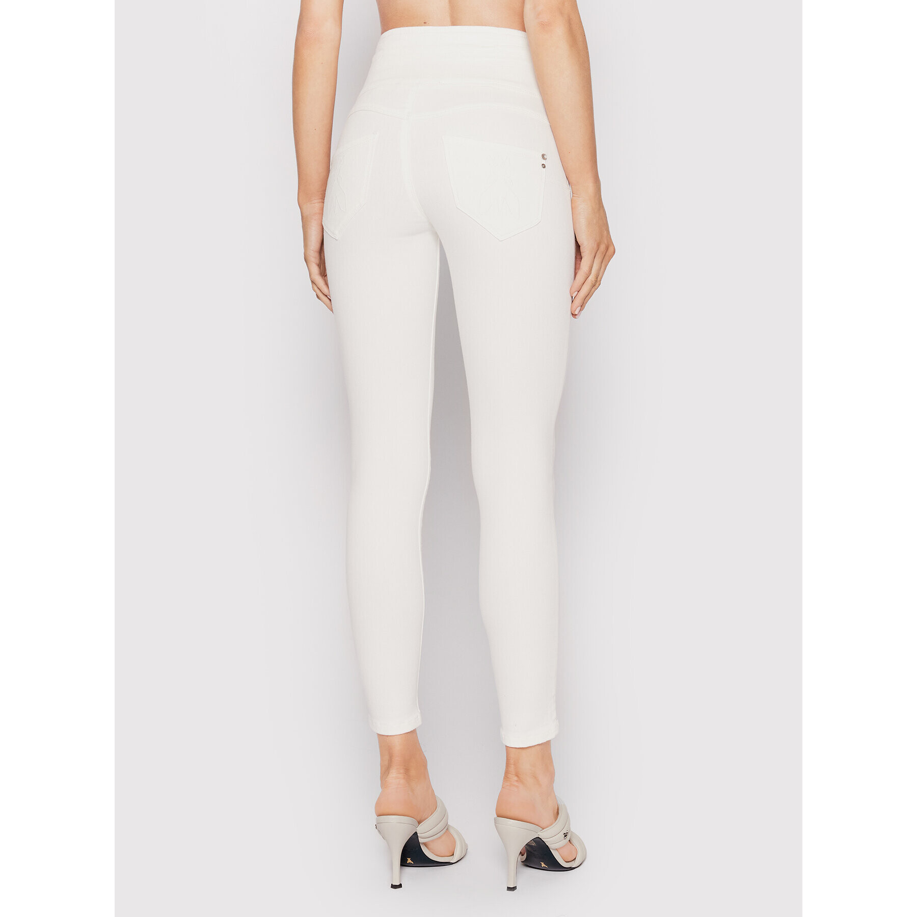 Patrizia Pepe Jeggins CP0367/DS04-W146 Bílá Skinny Fit - Pepit.cz