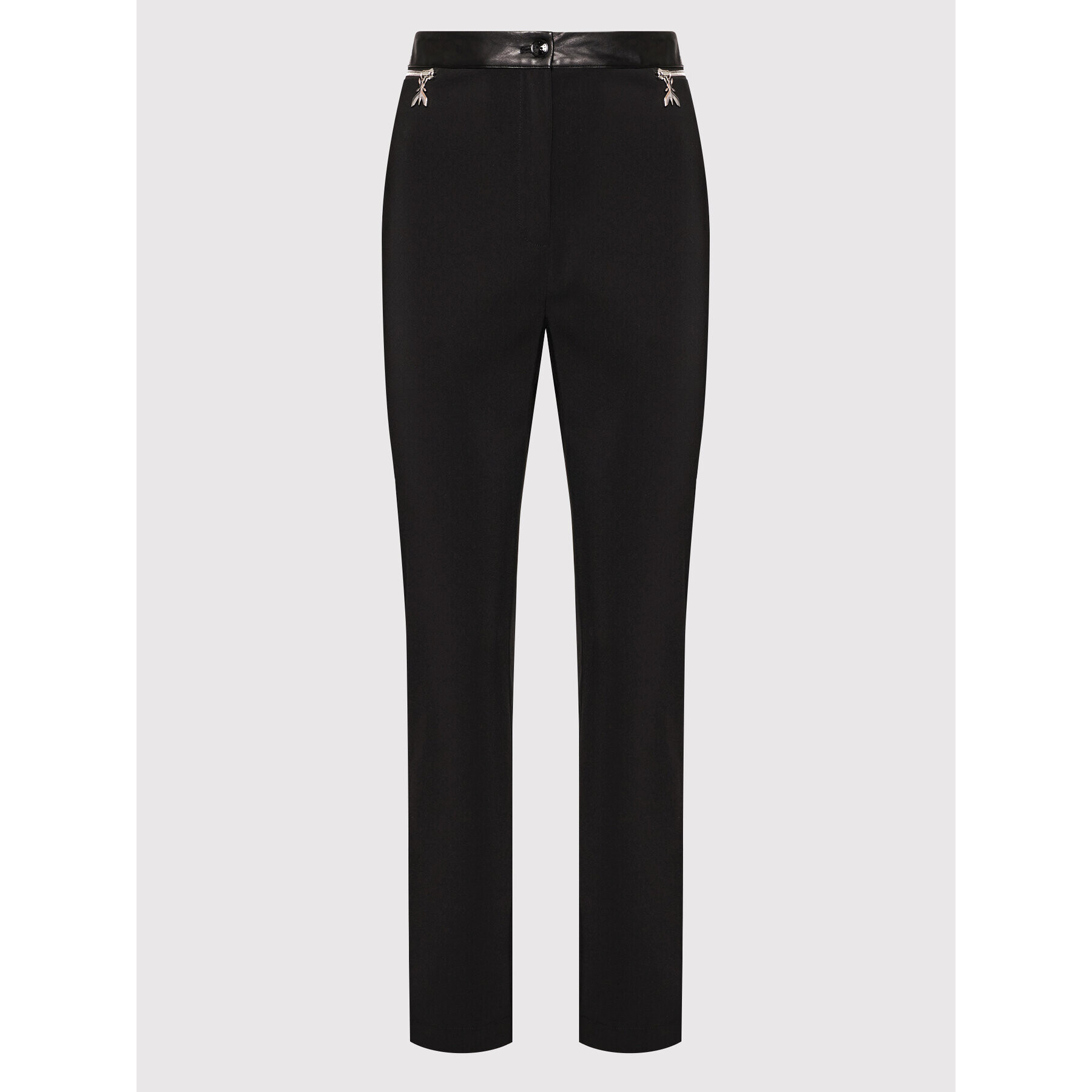 Patrizia Pepe Kalhoty z materiálu 8P0387/A6F5-K103 Černá Skinny Fit - Pepit.cz