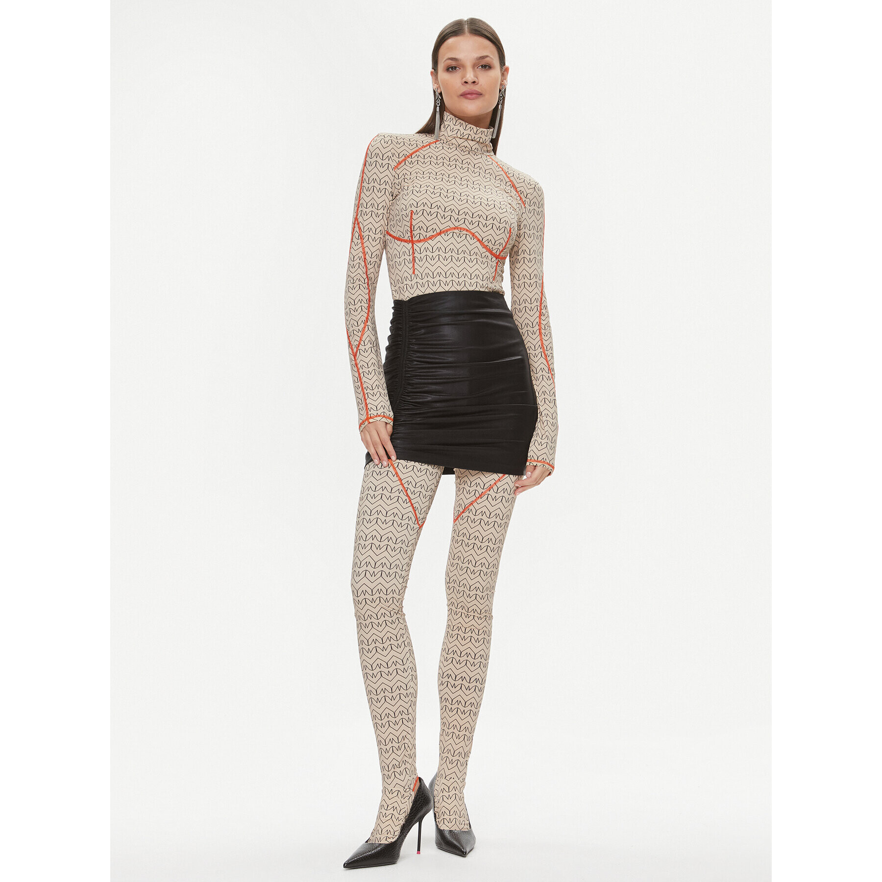 Patrizia Pepe Legíny 2P1562/J165-XZ02 Béžová Slim Fit - Pepit.cz