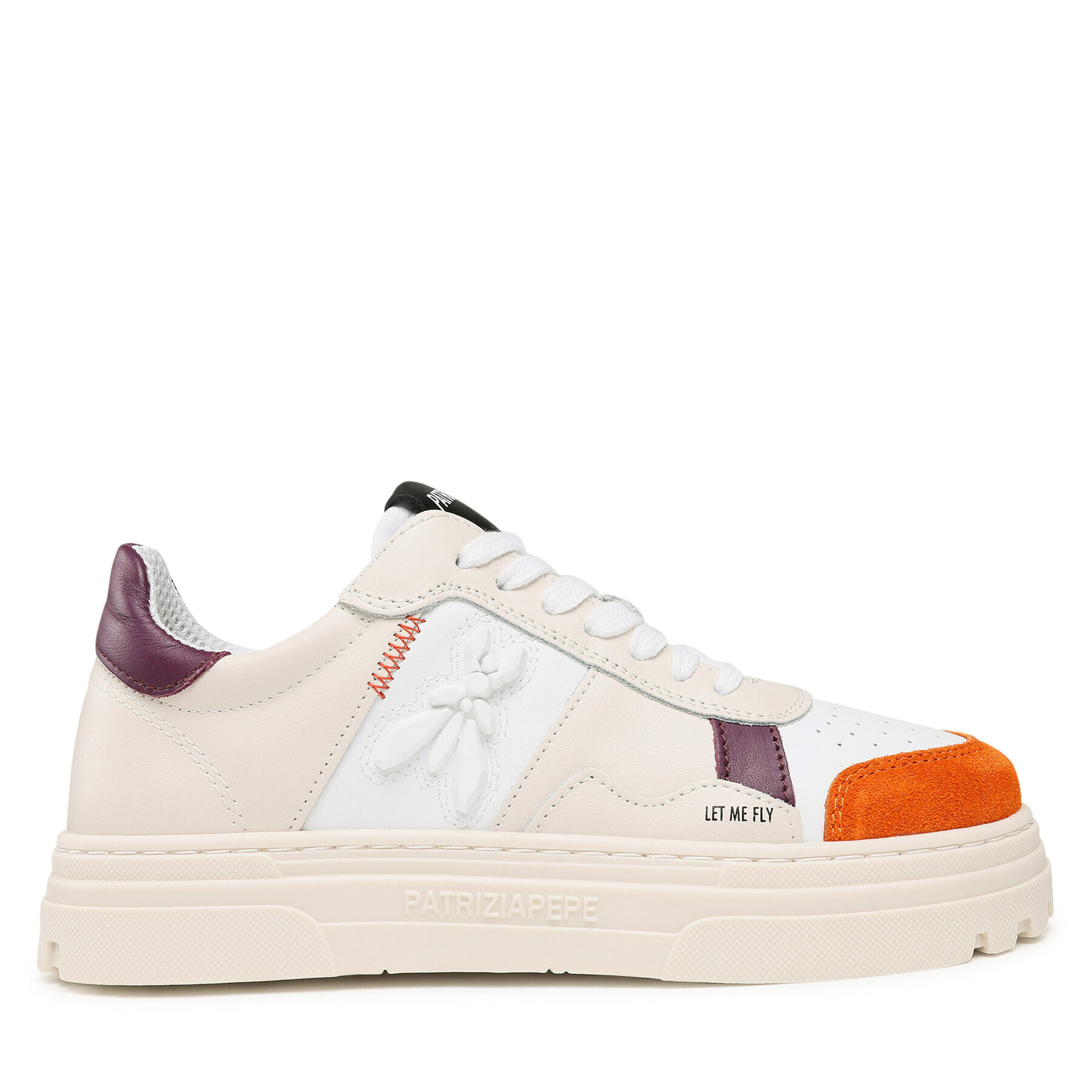 Patrizia Pepe Sneakersy 8Z0096/V020-J3T3 Écru - Pepit.cz