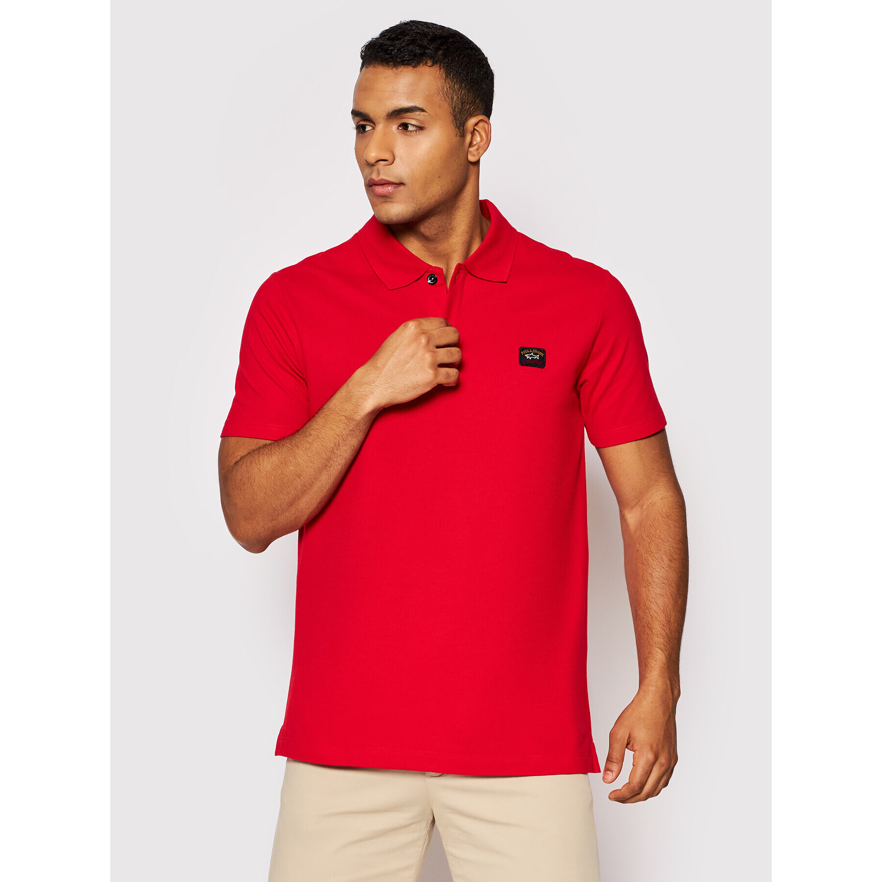 Paul&Shark Polokošile C0P1000 Červená Regular Fit - Pepit.cz