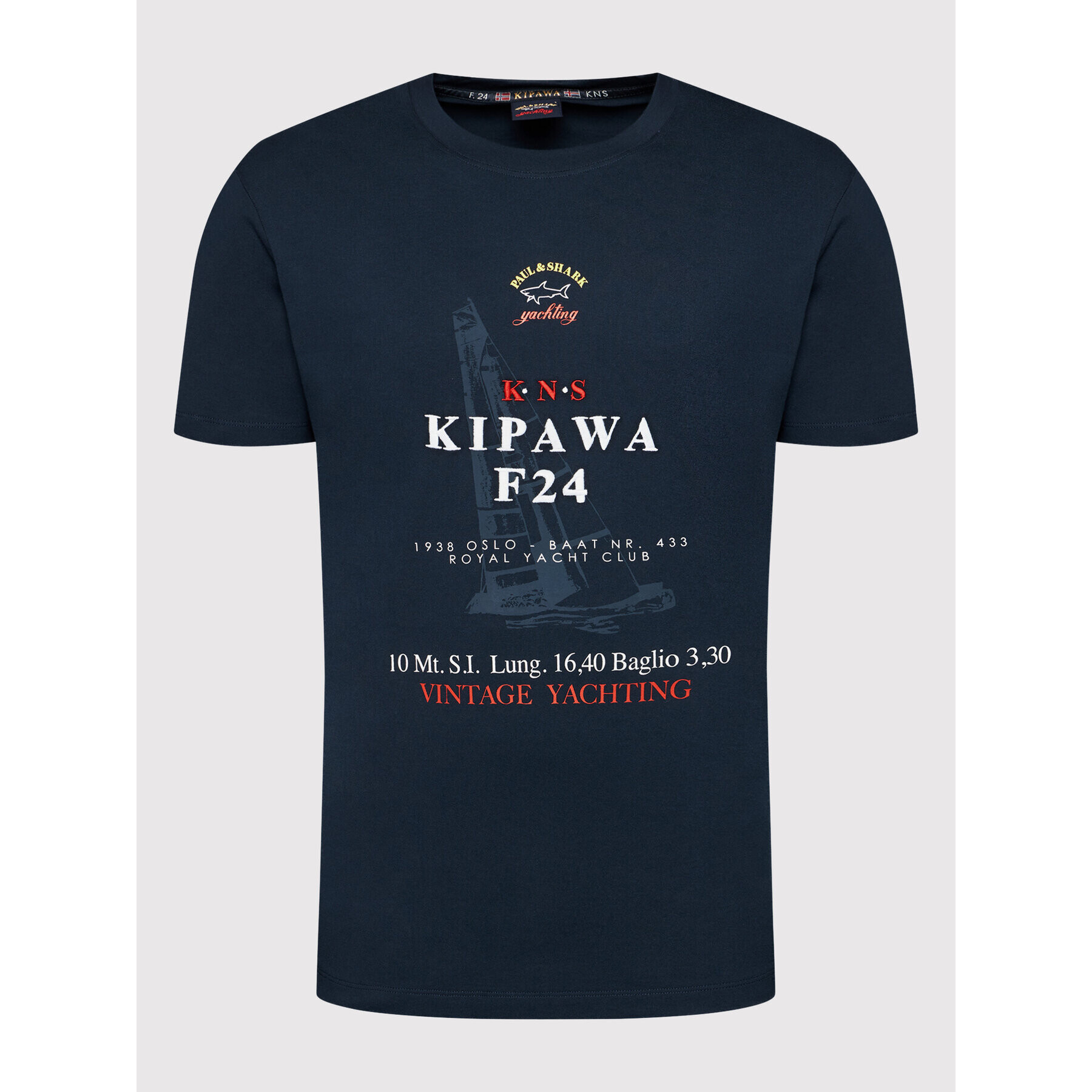 Paul&Shark T-Shirt 11311641 Tmavomodrá Regular Fit - Pepit.cz